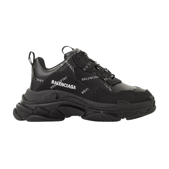 Balenciaga o1bcso1str0126 Size: KIDS 25 / Triple S Sneakers in Black Size US 5 / EU 37 - 1 Preview