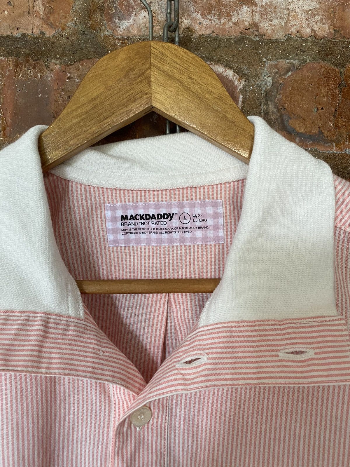 Japanese Brand × MasterPiece × PHENOMENON 🔥🔥🔥MACKDADDY gradient sweat collar button up Size US L / EU 52-54 / 3 - 9 Thumbnail