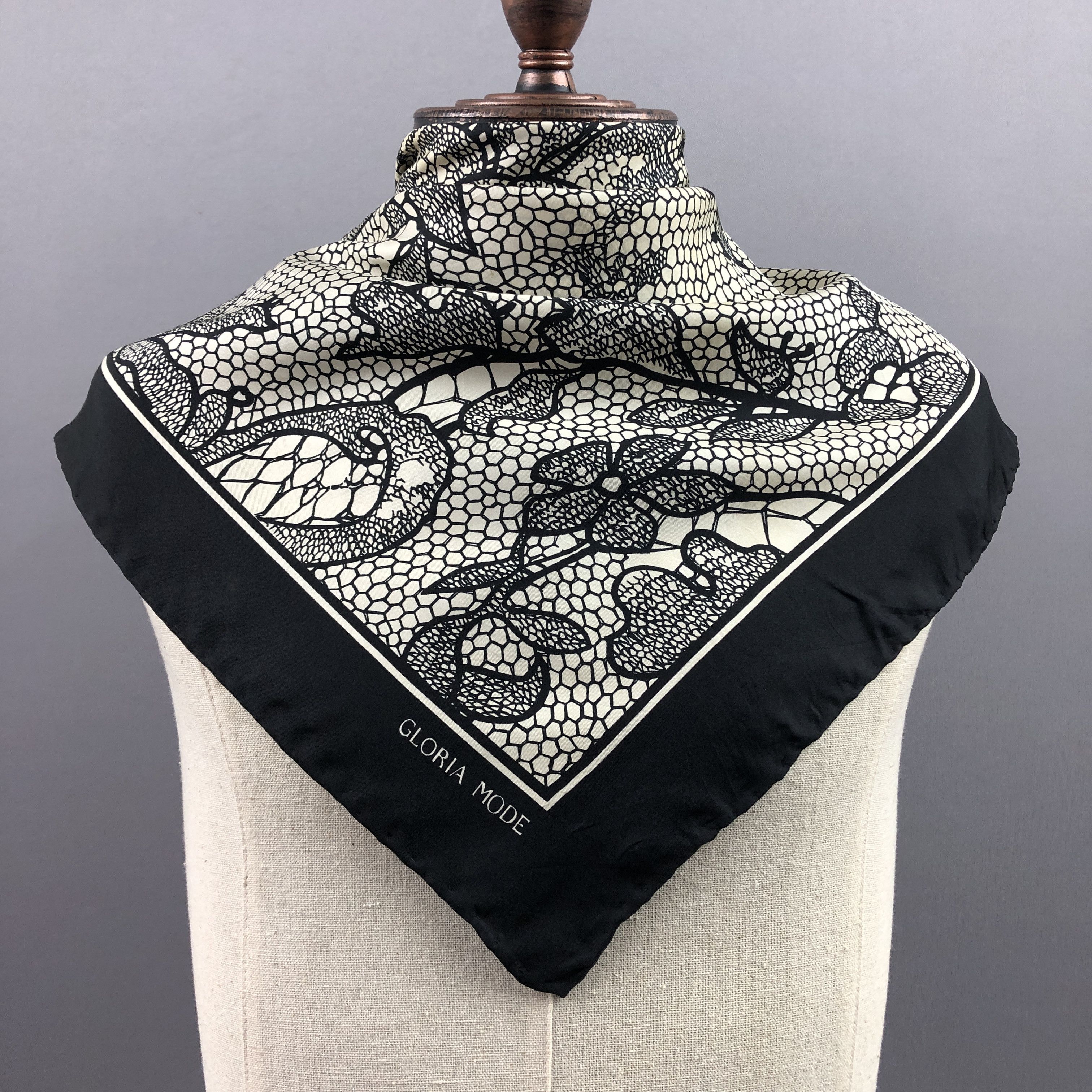 Other × Vintage Vintage Gloria Mode SILK Scarf Twill Stole Wraps Scarves Size ONE SIZE - 2 Thumbnail