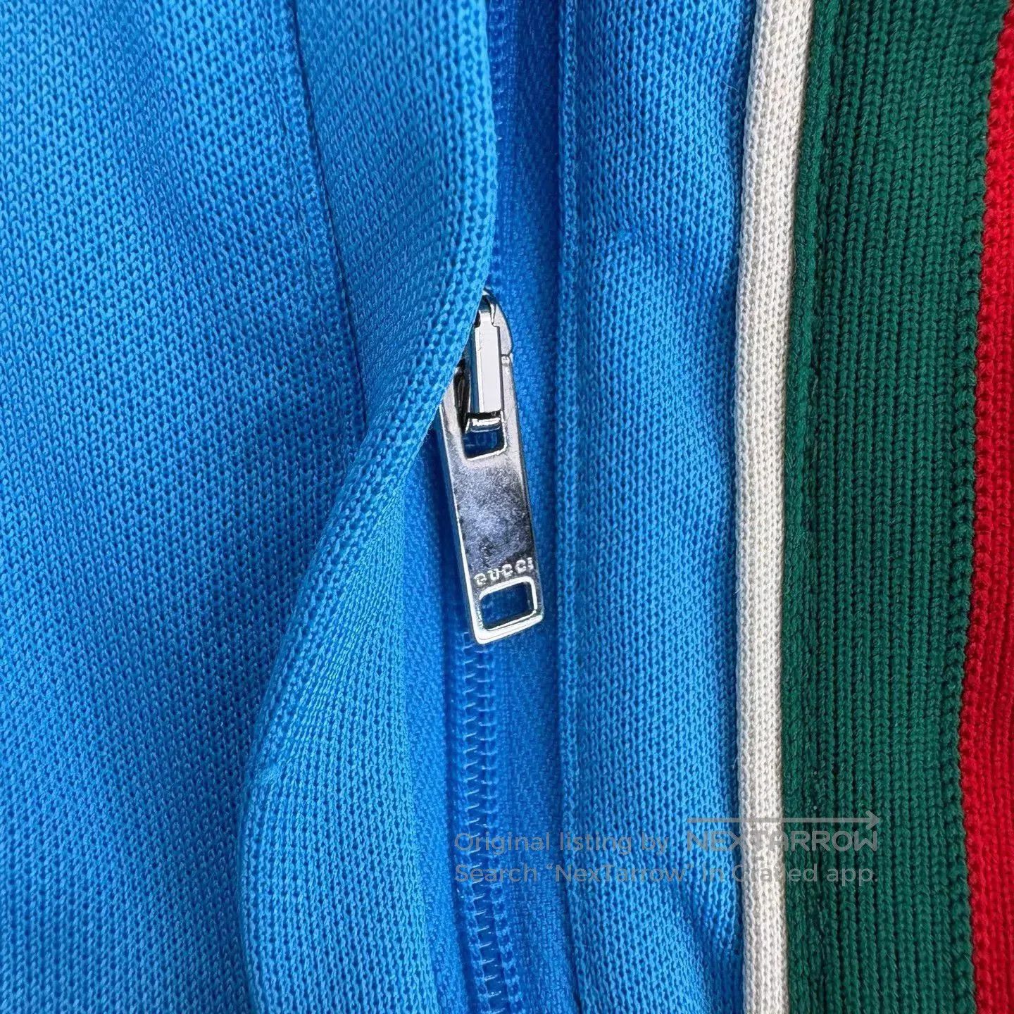 Gucci Blue Striped Jogger Pants with Cuffed Ankles. Size US 28 / EU 44 - 8 Thumbnail