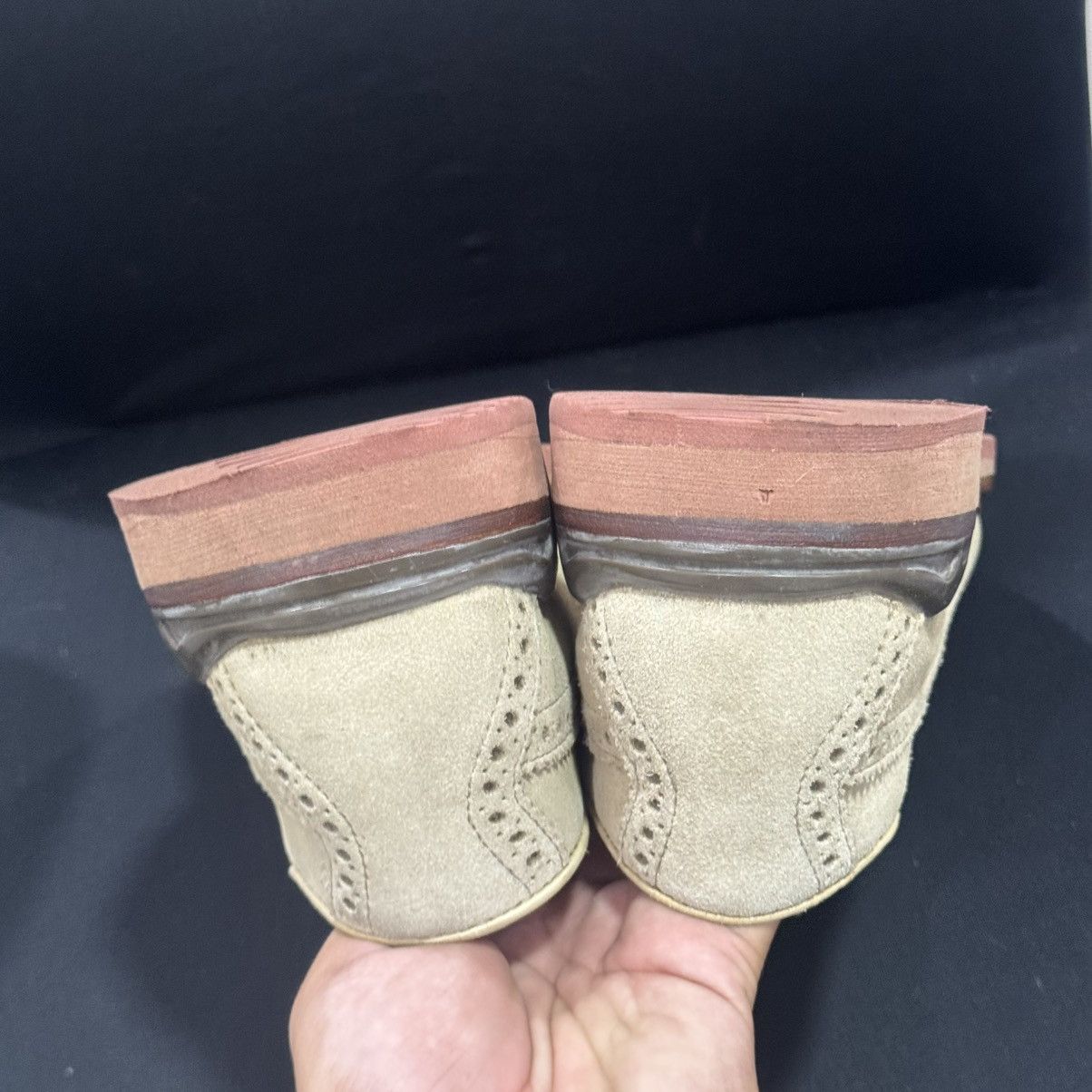 Visvim VISVIM PATRICIAN SAND WT FOLK WINGTIP SUEDE SHOES Size US 8.5 / EU 41-42 - 20 Thumbnail