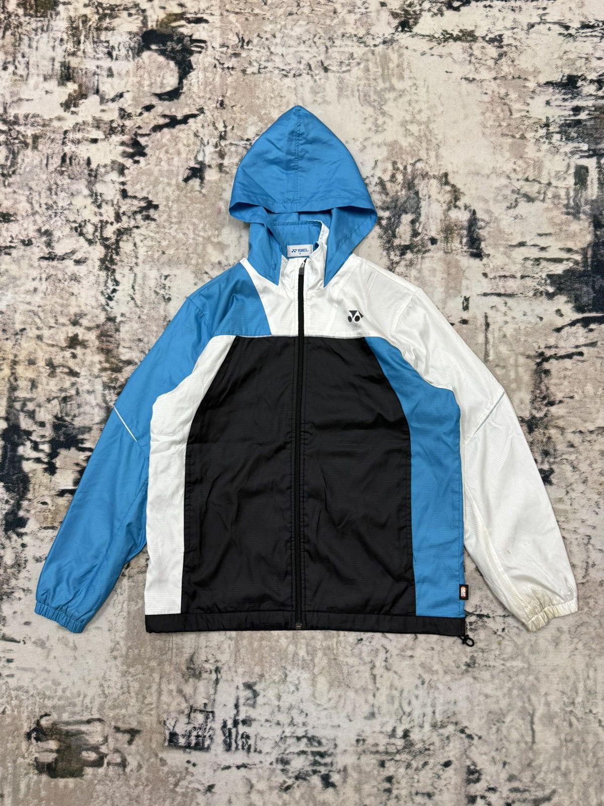 Japanese Brand Vintage 90s Yonex Double Breasted Windbreaker Jacket Hoodie Size US M / EU 48-50 / 2 - 3 Thumbnail