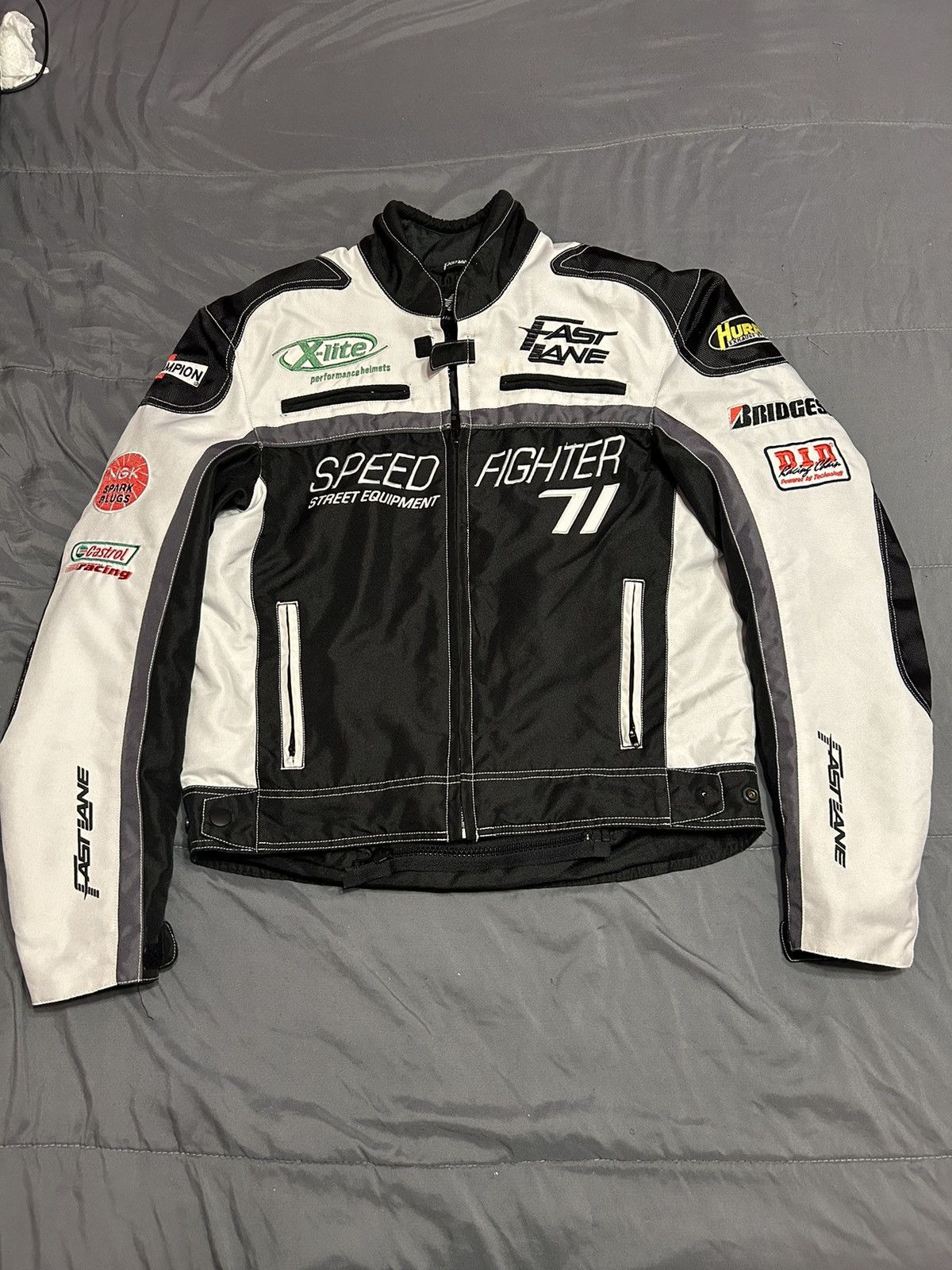 Vintage Fast Line Speed Fighter Racing Jacket Size US M / EU 48-50 / 2 - 1 Thumbnail