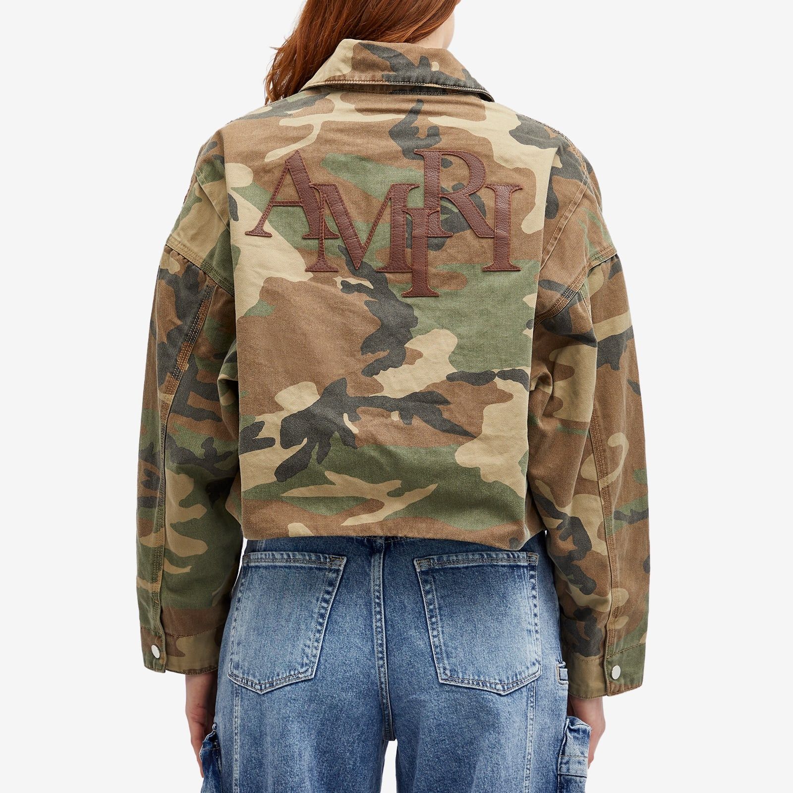 Amiri oc11z0225 Camo Workman Jacket in Multicolor Size L / US 10 / IT 46 - 2 Thumbnail