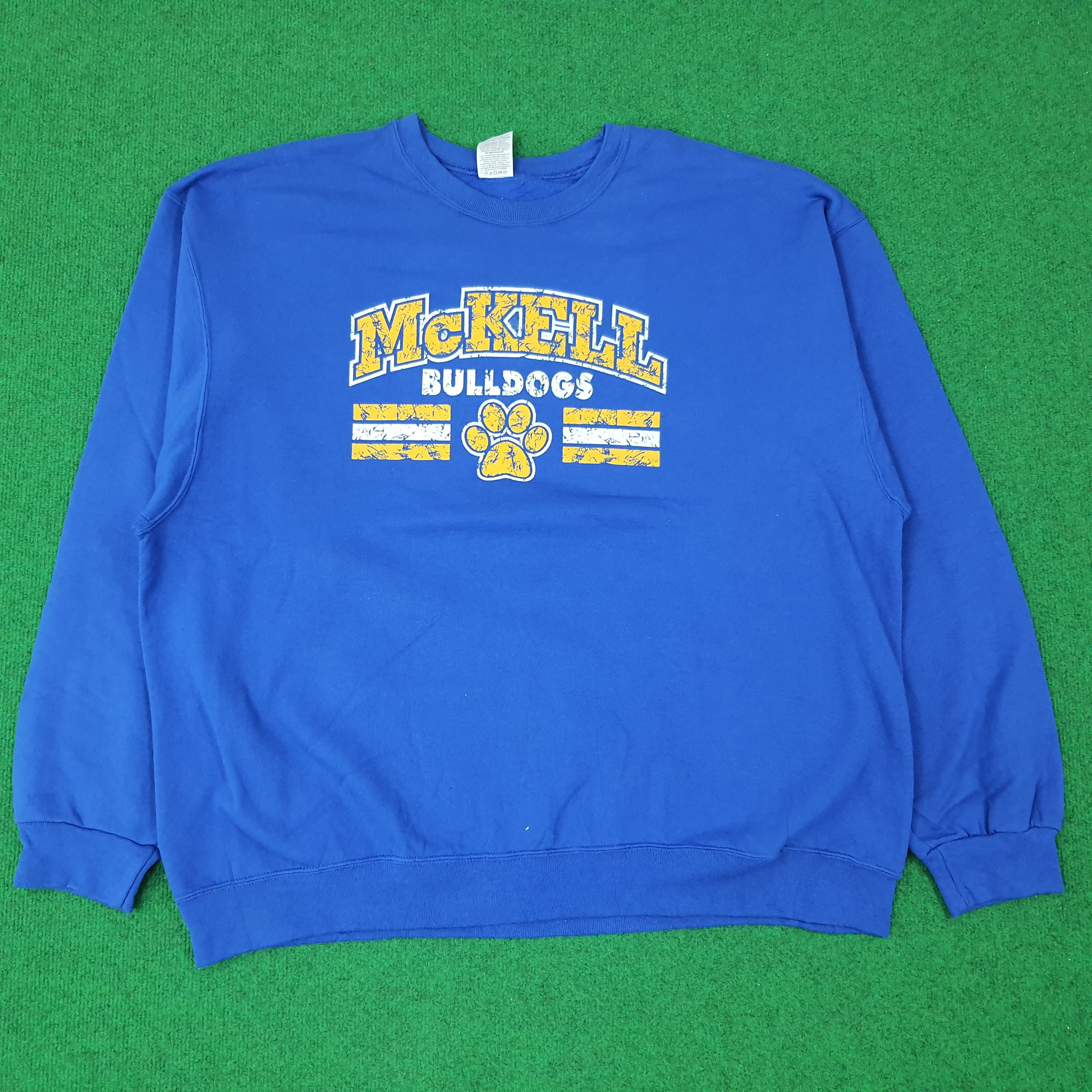 Vintage Vintage McKell Bulldogs Sports College Sweatshirt C230N23 Size US XXL / EU 58 / 5 - 1 Thumbnail