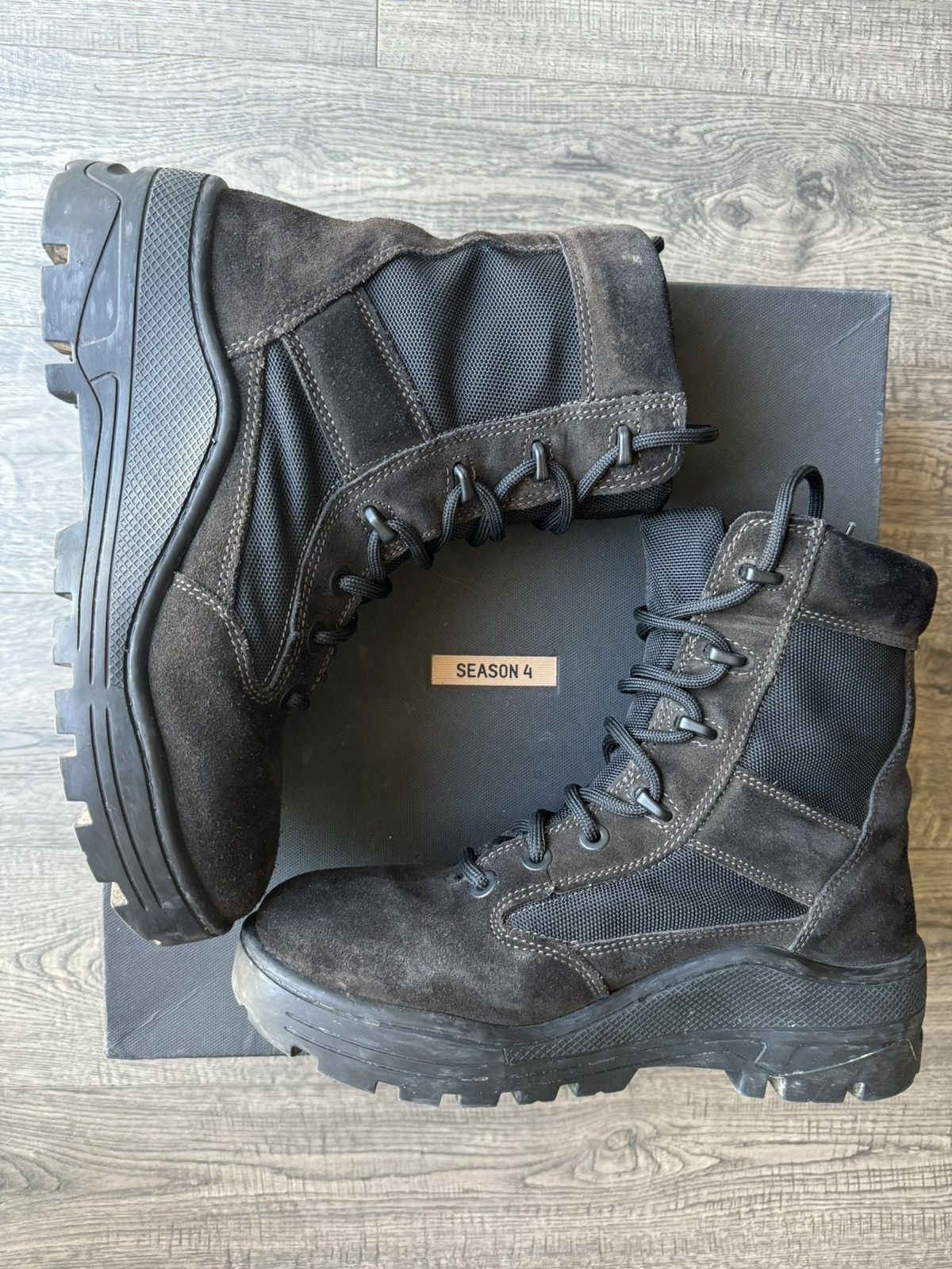 Kanye West Yeezy Season 4 Combat Boots Size US 8 / EU 41 - 2 Thumbnail
