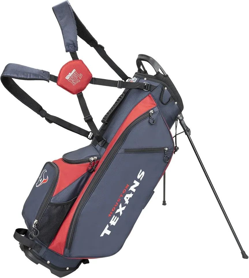 Wilson Wilson NFL Golf Bag - Carry, Houston, Red. Size ONE SIZE - 1 Thumbnail
