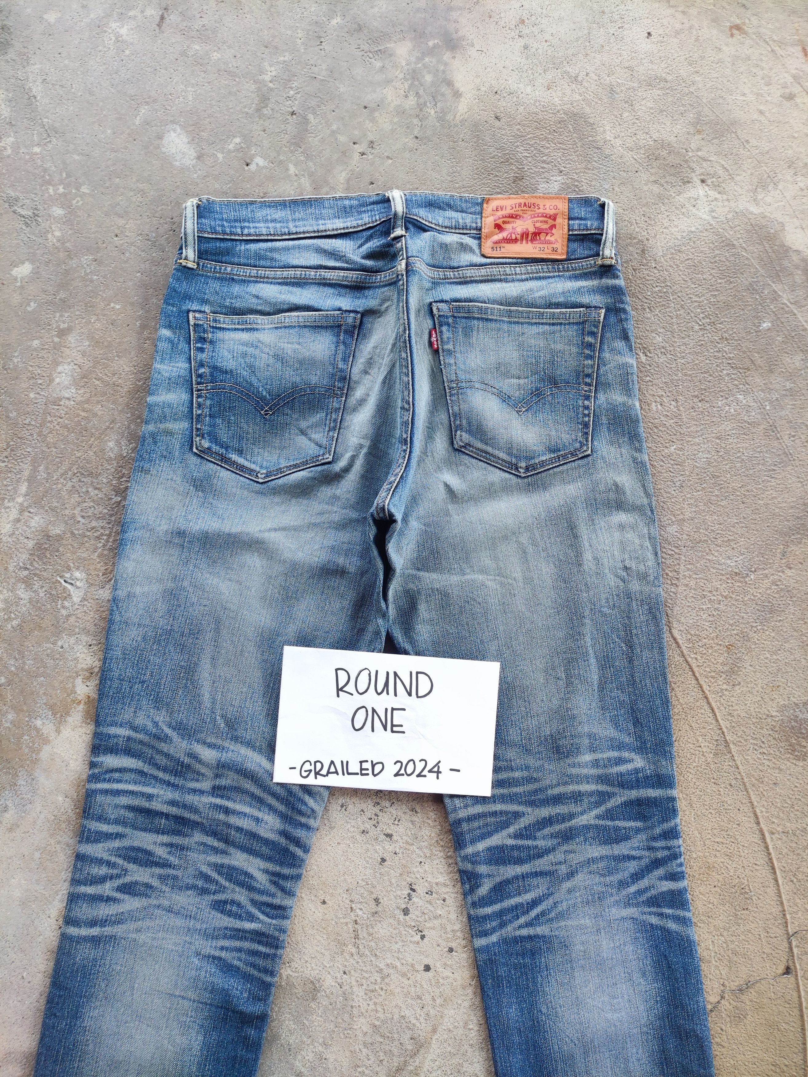 Jean × Levi's Vintage Levi's 511 Distressed Faded Denim Pants Jeans W32 Size US 32 / EU 48 - 12 Thumbnail