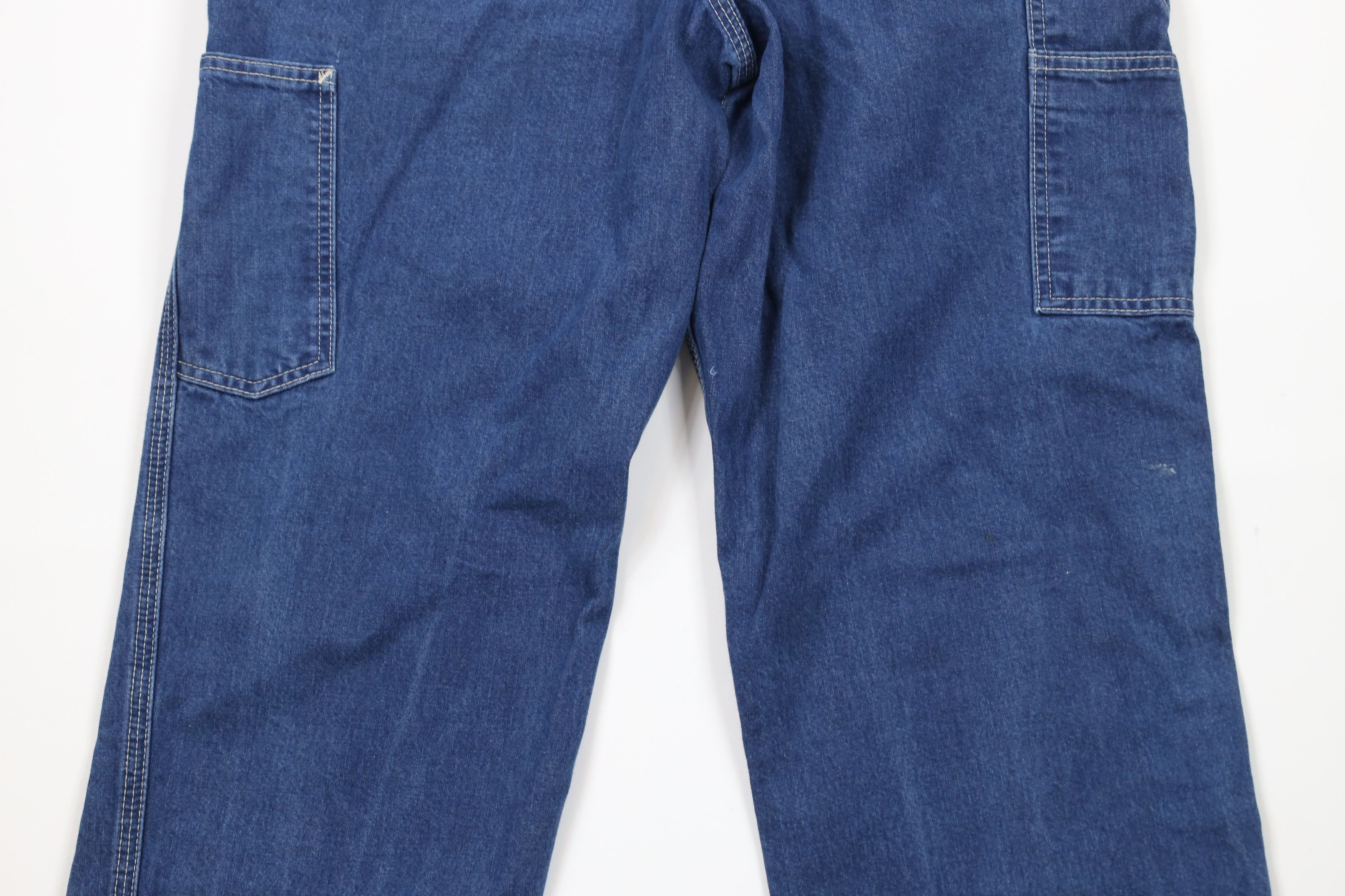 Carhartt × Vintage Vintage Carhartt FR Flame Resistant Wide Leg Dungaree Jeans Size US 34 / EU 50 - 14 Thumbnail