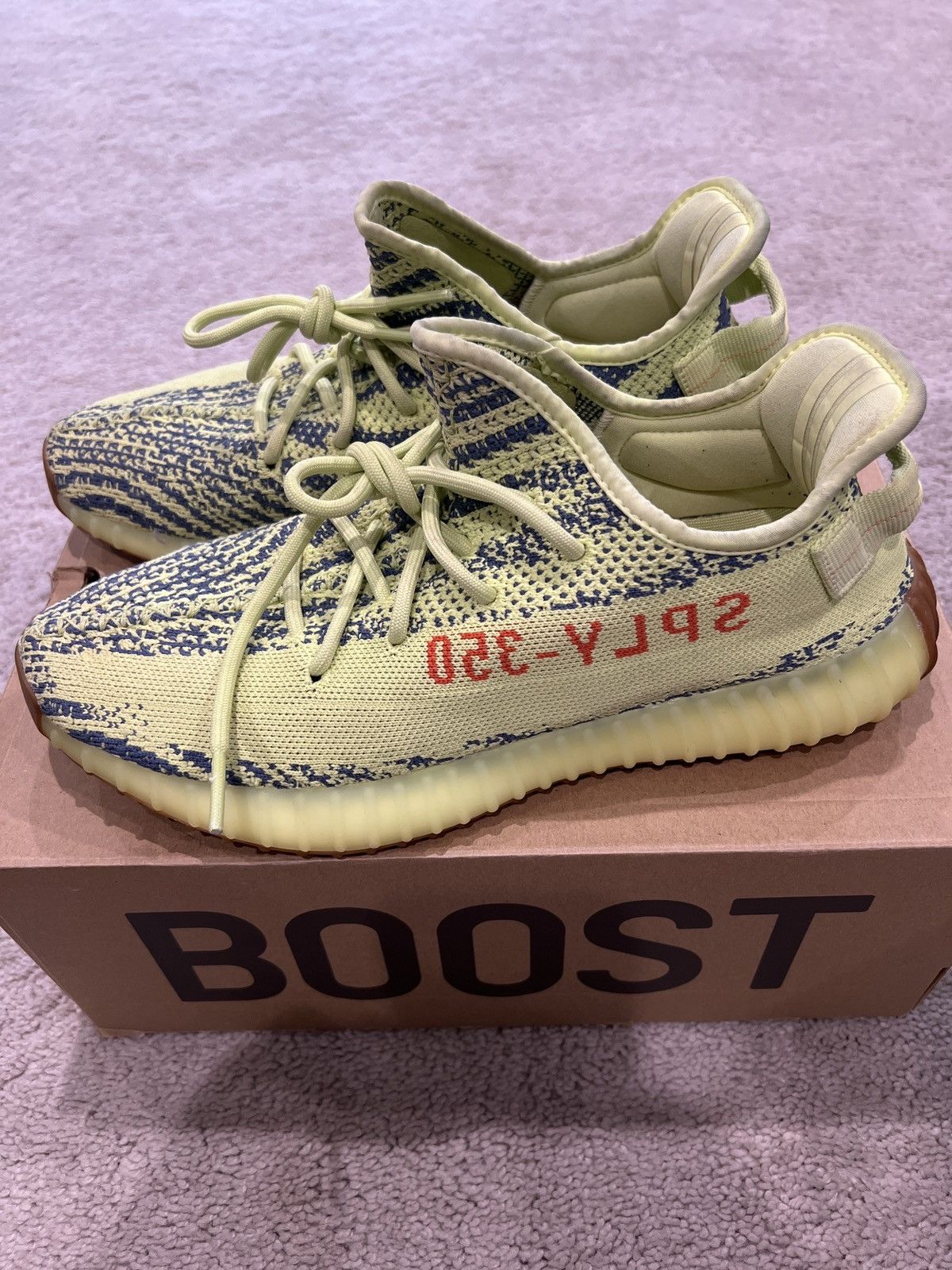 Adidas Yeezy 350 Boost V2 Frozen Yellow Size US 10.5 / EU 43-44 - 2 Thumbnail
