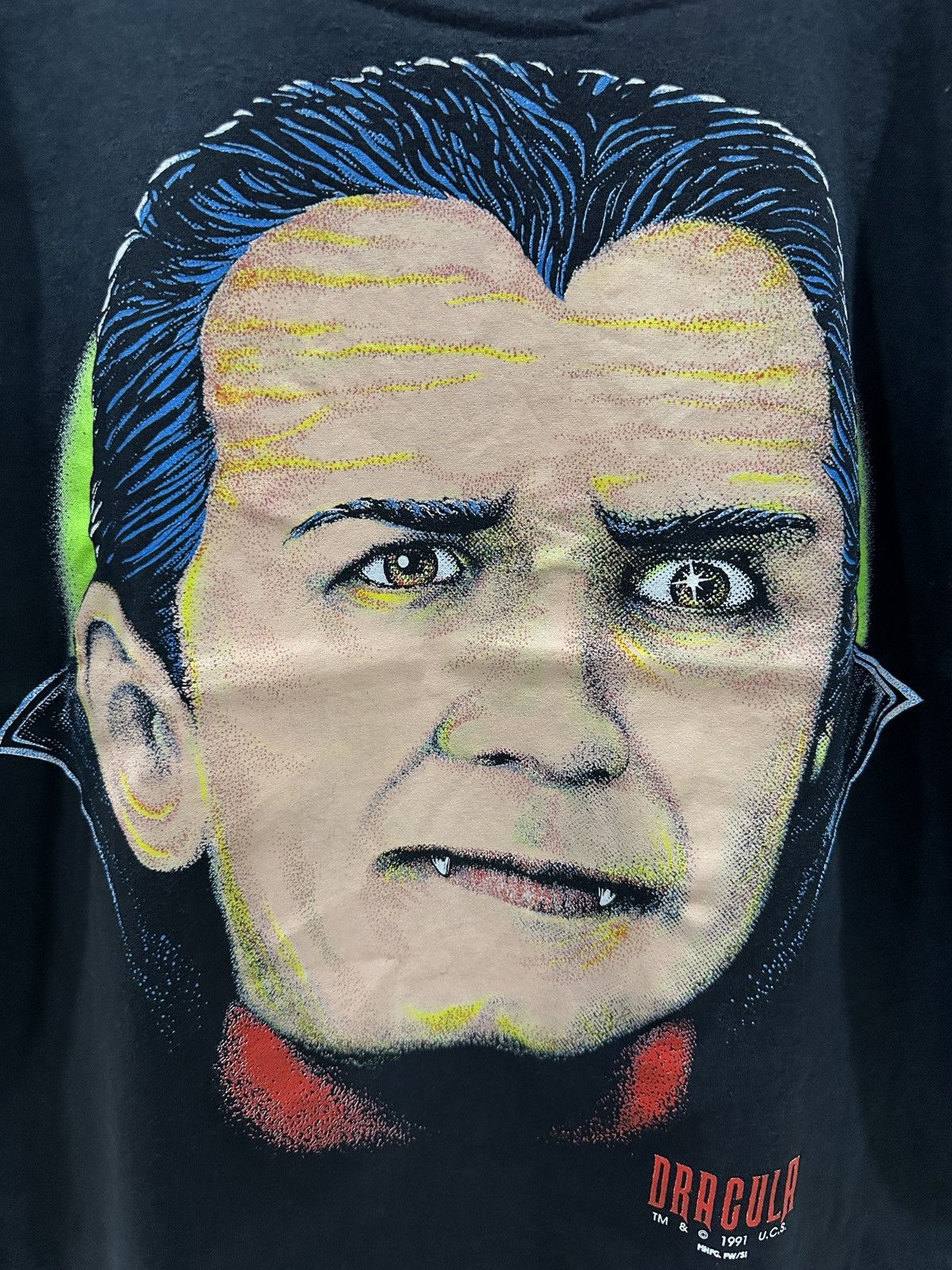 Expert Horror × Vintage vintage 1991 DRACULA big image movie film promo t-shirts Size US L / EU 52-54 / 3 - 3 Thumbnail
