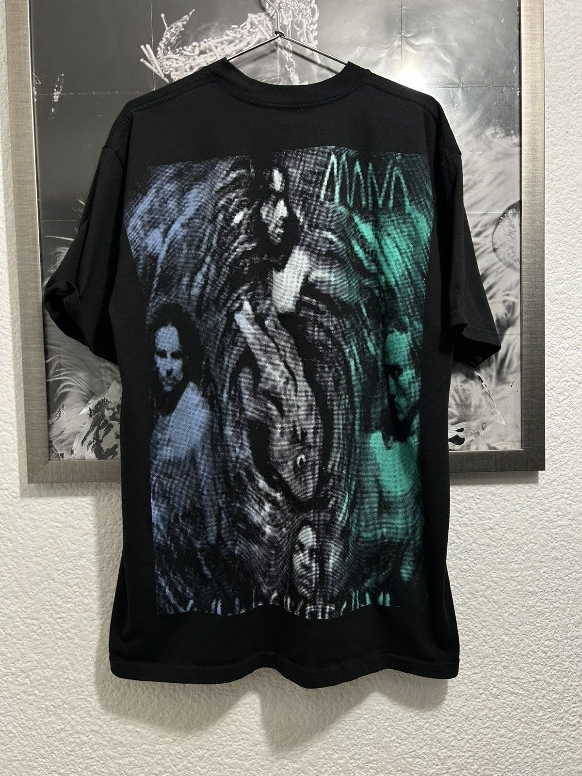 Mexicana MANÀ REVOLUCION DE AMOR 2002 VINTAGE SHIRT MEXICAN ROCK Size US XL / EU 56 / 4 - 3 Thumbnail