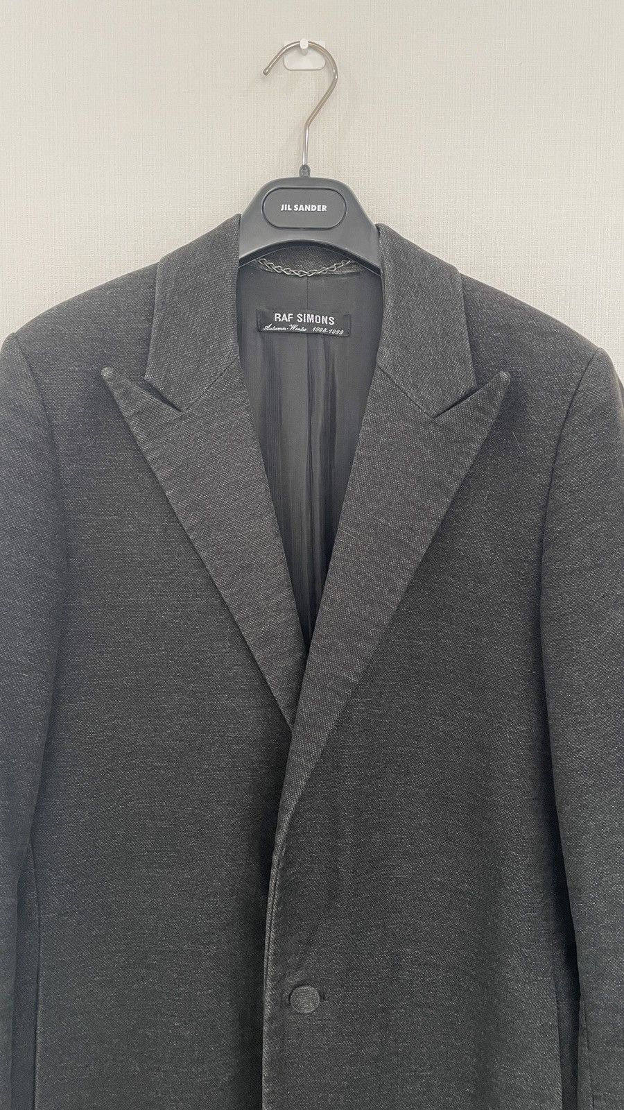Raf Simons NEW!1998RAF 98-99 legendary item Unique collection long coat Size US M / EU 48-50 / 2 - 3 Thumbnail