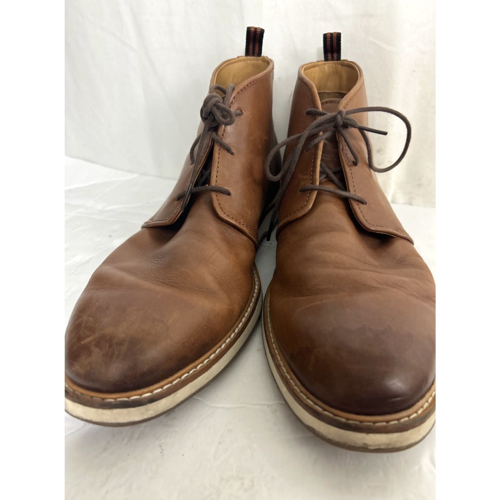 Cole Haan Cole Haan Grand Lace Up Chukka Boot Brown Leather Mens 11.5 M C33460 Size US 12 / EU 45 - 6 Thumbnail