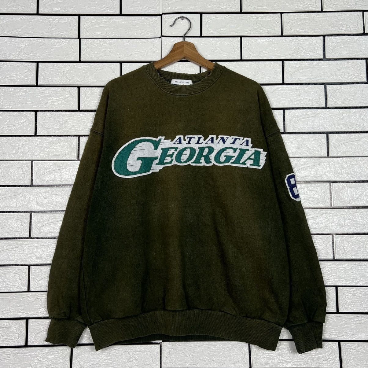Japanese Brand FREAK’S STORE ATLANTA GEORGIA Big Logo Sweatshirt #4074-C185 Size US M / EU 48-50 / 2 - 1 Thumbnail