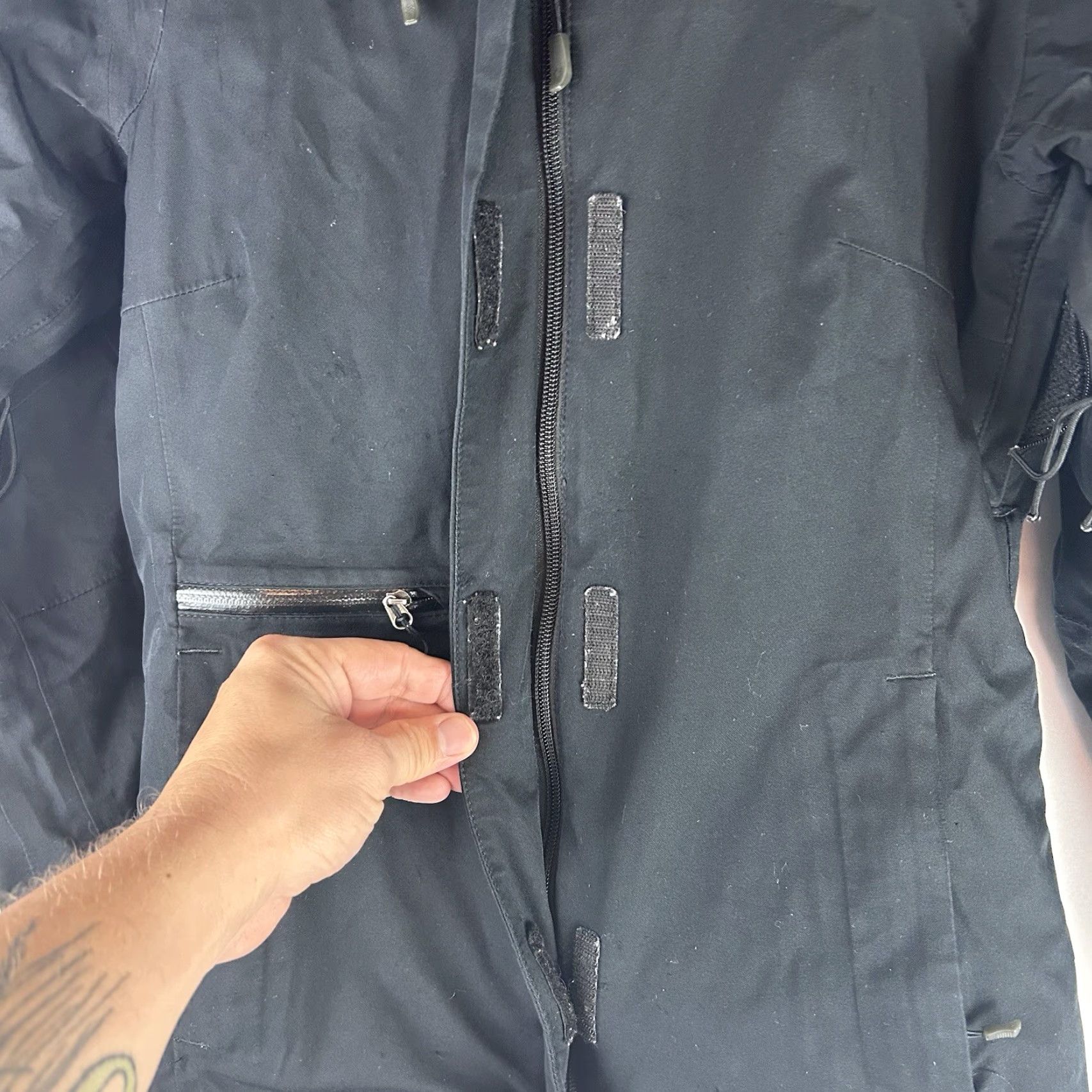 Vintage Columbia Jacket Womens XS Omni Heat Black (No Hood) Regular Fit Mid-Length Solid Softshell Outdoor Halloween-style? Size XS / US 0-2 / IT 36-38 - 6 Thumbnail