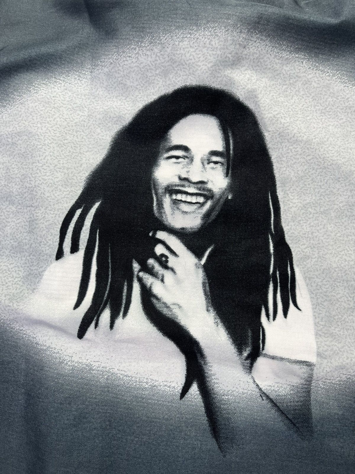 Bob Marley × Vintage Vintage 90s Bob Marley graphic Hawaiian shirt Size US L / EU 52-54 / 3 - 6 Thumbnail