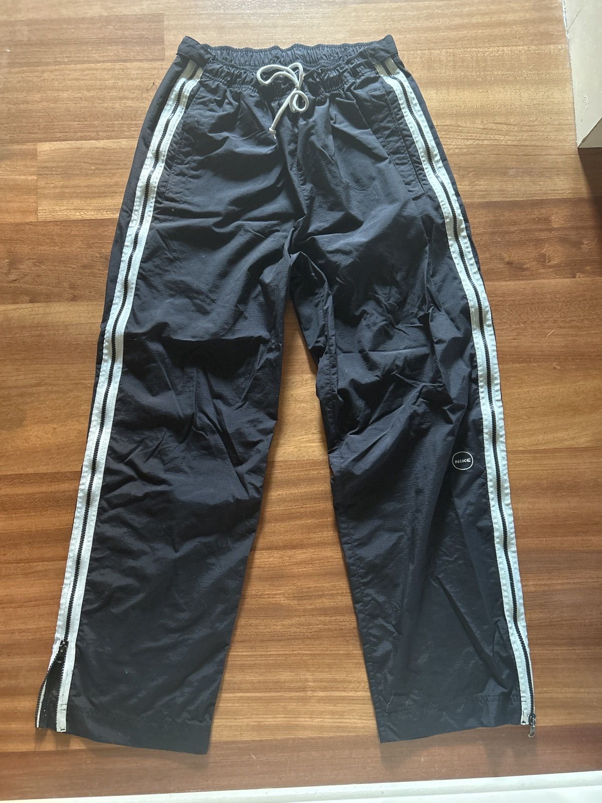 Nike 2000s side zip nike track pants Size US 30 / EU 46 - 6 Thumbnail
