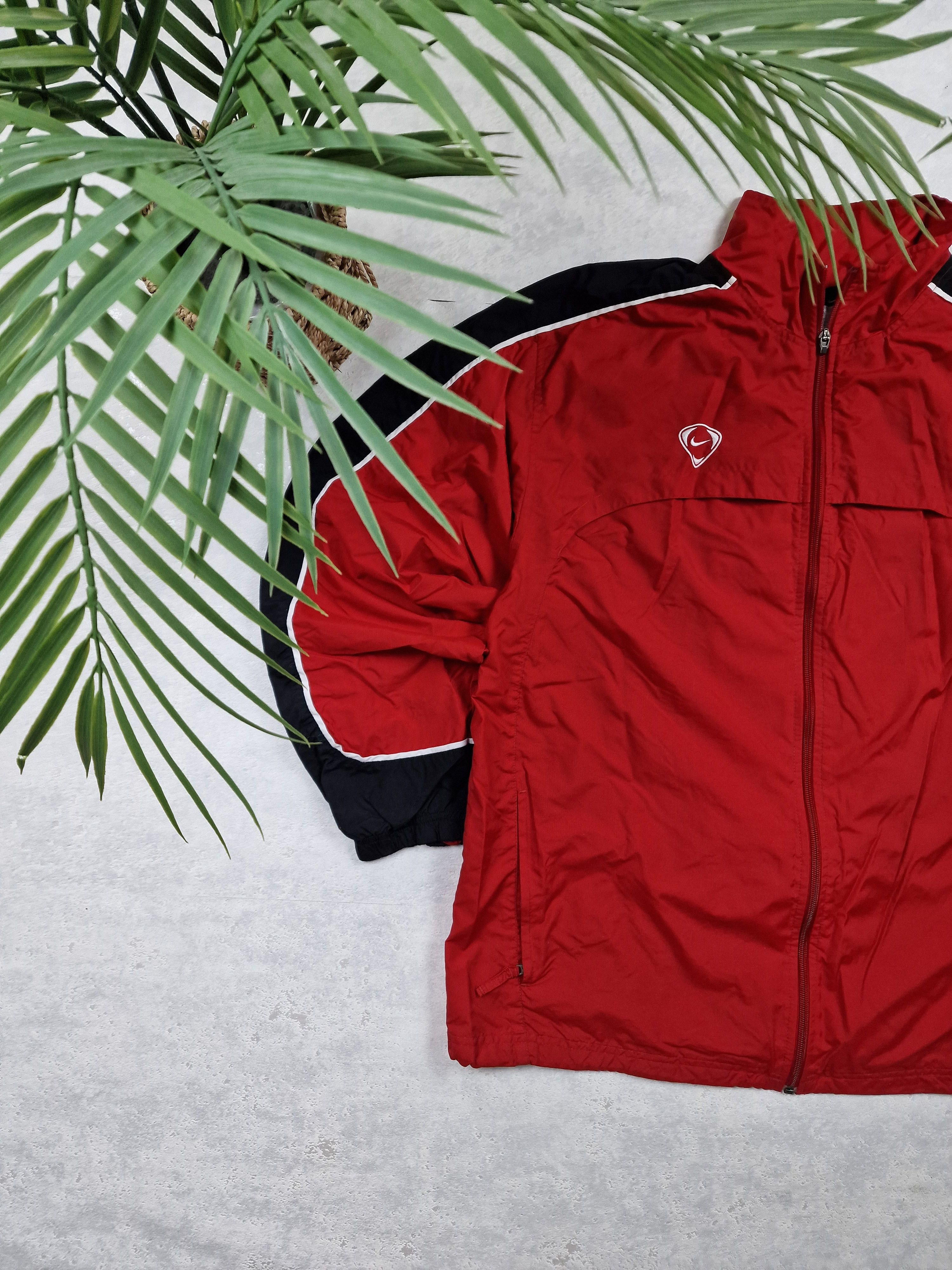 Nike × Vintage 00s Nike Retro Logo Vintage Y2K Oversize Retro Jacket Size US XL / EU 56 / 4 - 2 Thumbnail