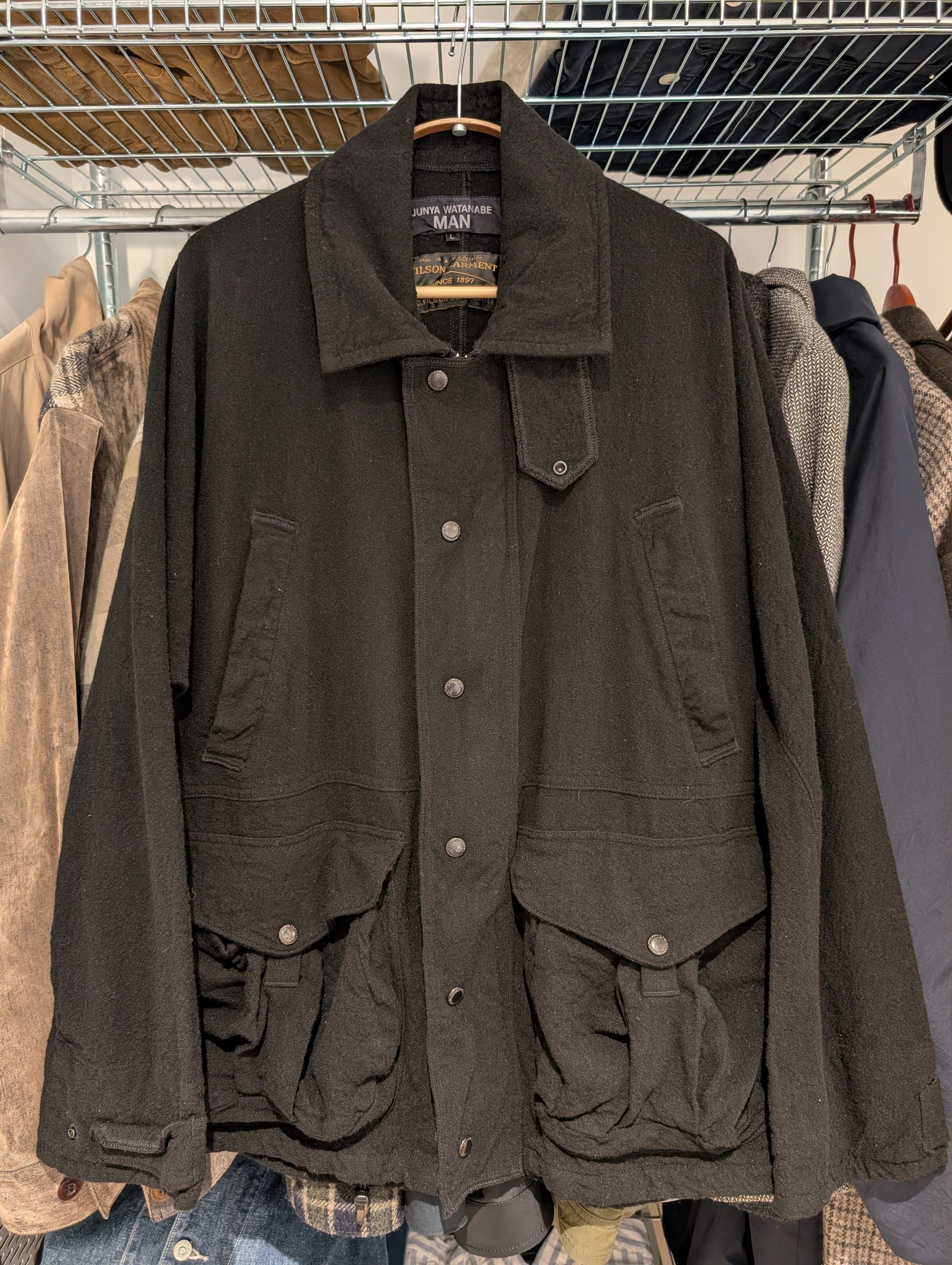 Junya Watanabe Junya Watanabe Man Filson FW25 Shrinked Wool Field Jacket Size US L / EU 52-54 / 3 - 1 Thumbnail