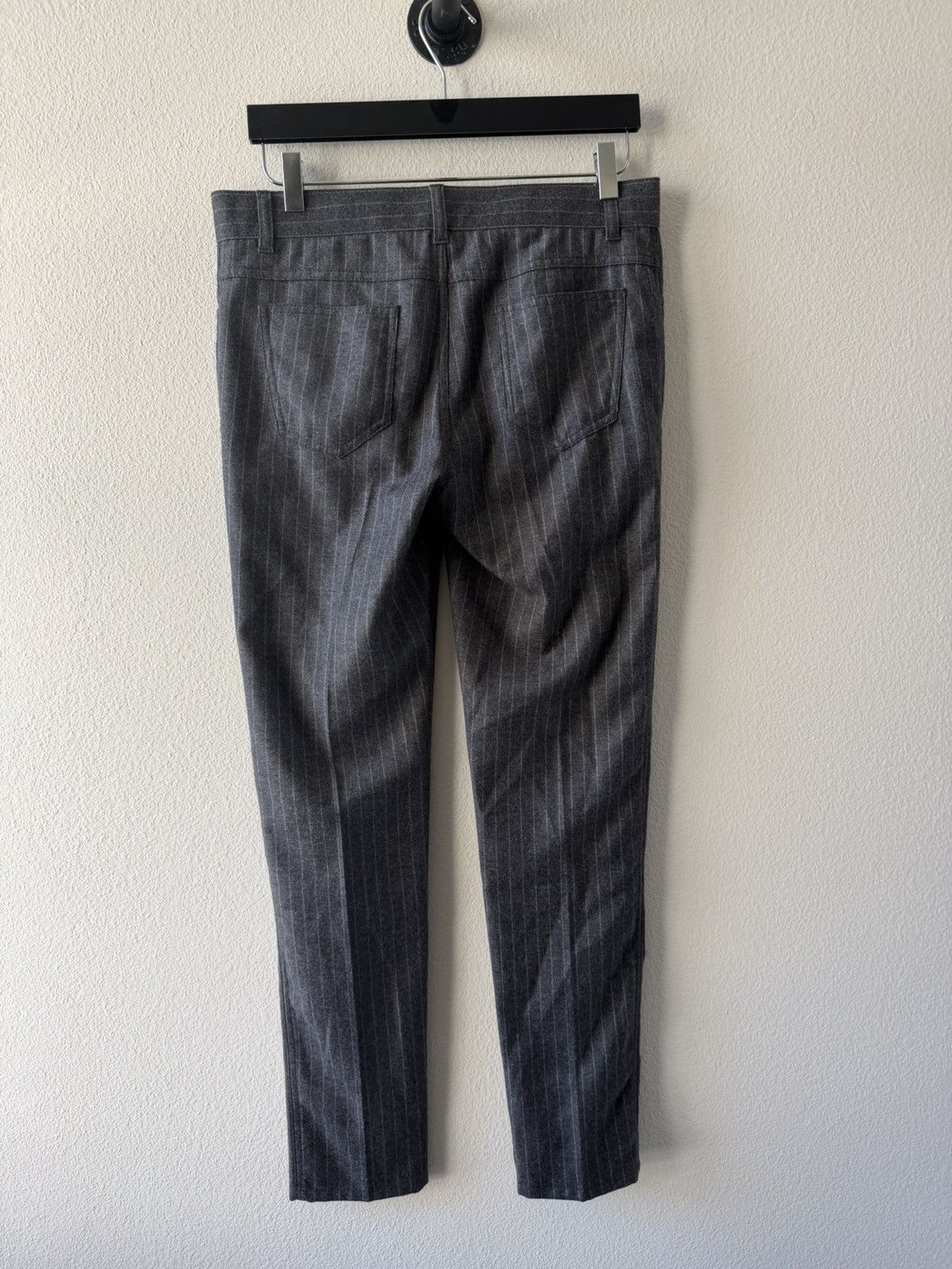 Tom Ford BNWT Wool Pinstripe Trousers 40 Size 46S - 4 Thumbnail