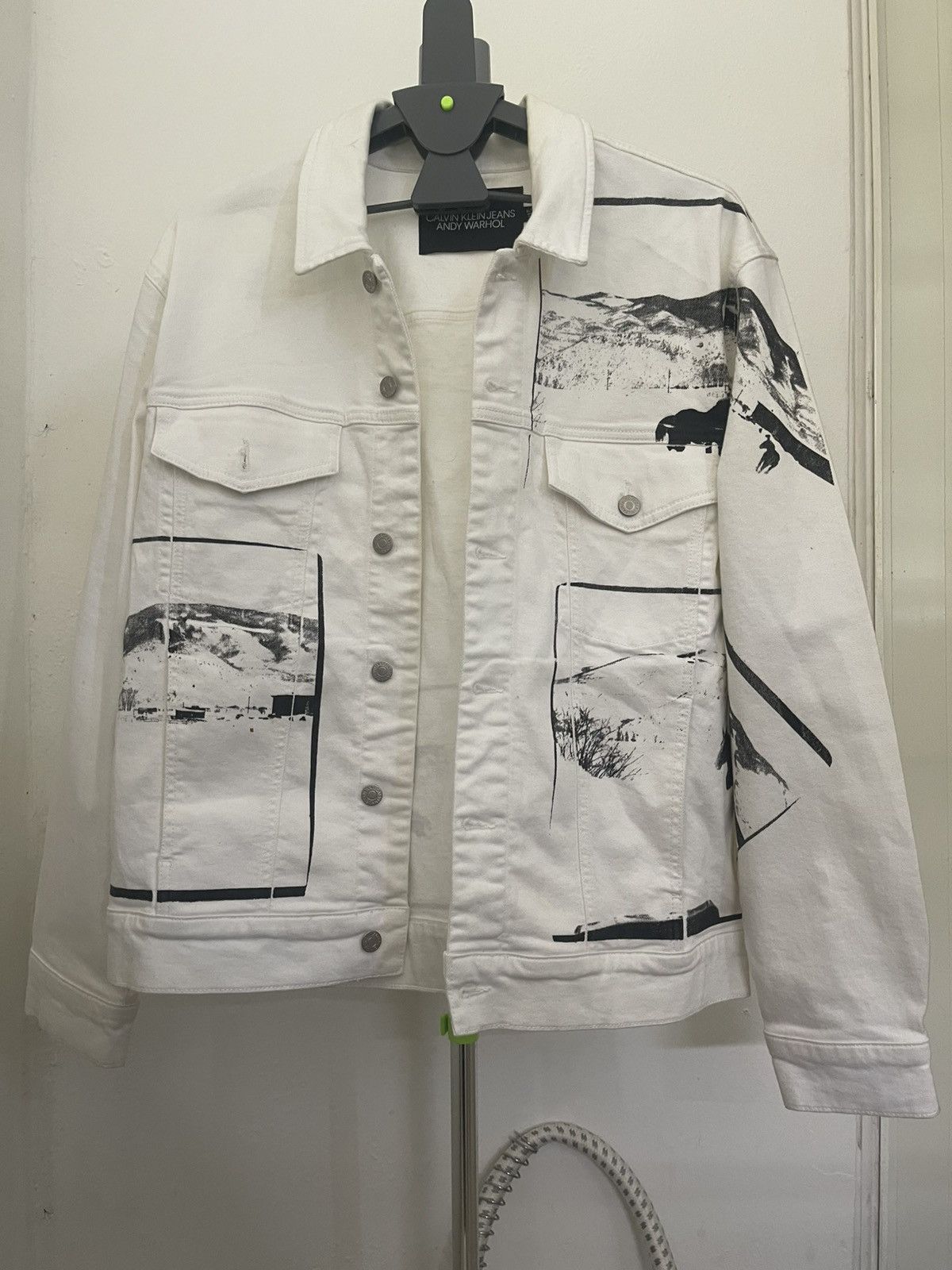   Jeans Andy Warhol Gジャン XS CALVIN KLEIN JEANS ANDY WARHOL Jeans HIGH RISE Straight Fit