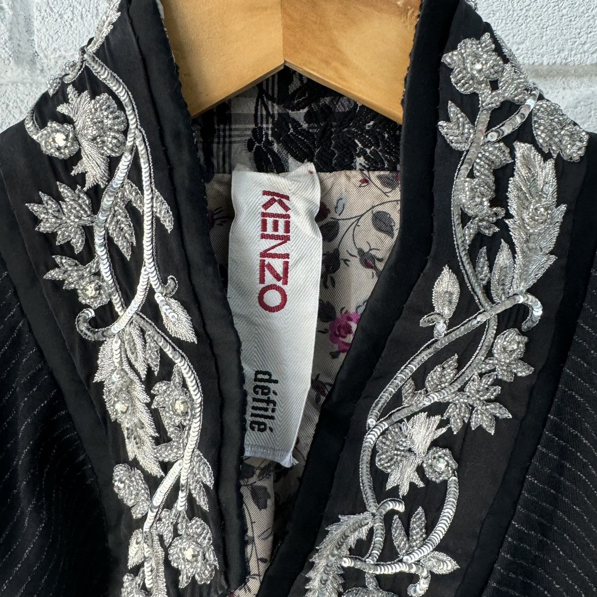 Kenzo Kenzo Defile Embroidery Blazer Size S / US 4 / IT 40 - 3 Thumbnail