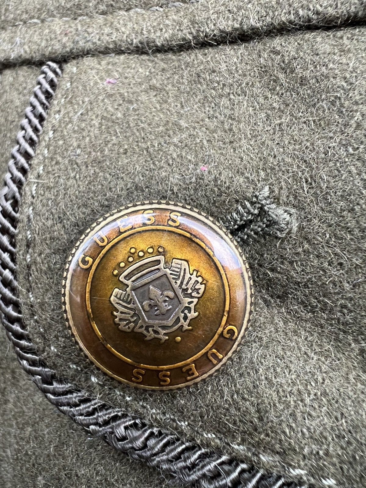 Guess Guess Military Wool Coat Steam Punk Rock double breasted Size M / US 6-8 / IT 42-44 - 10 Thumbnail