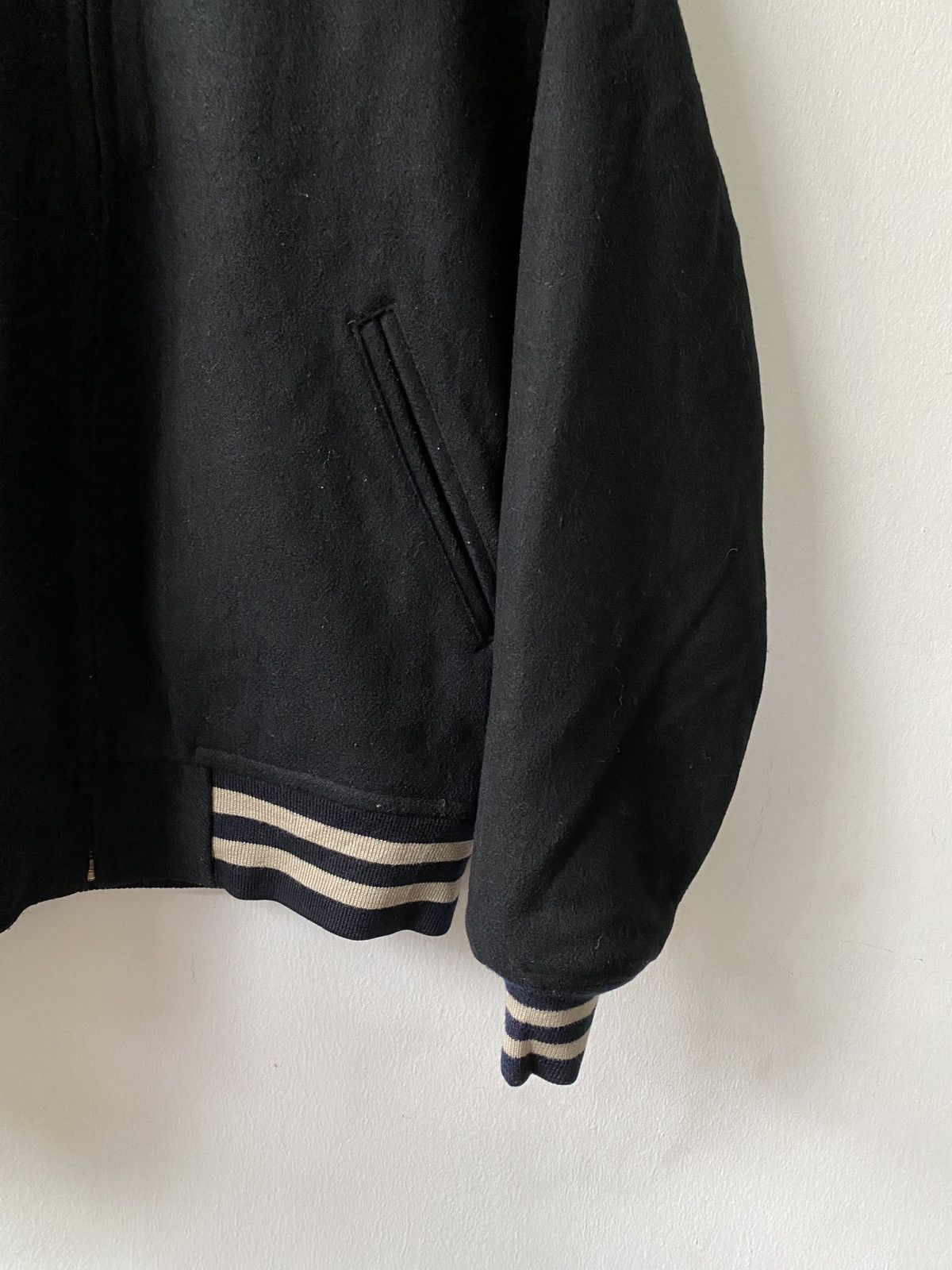 Japanese Brand Vintage Abahouse Wool Reversible Varsity Jacket Size US L / EU 52-54 / 3 - 7 Thumbnail