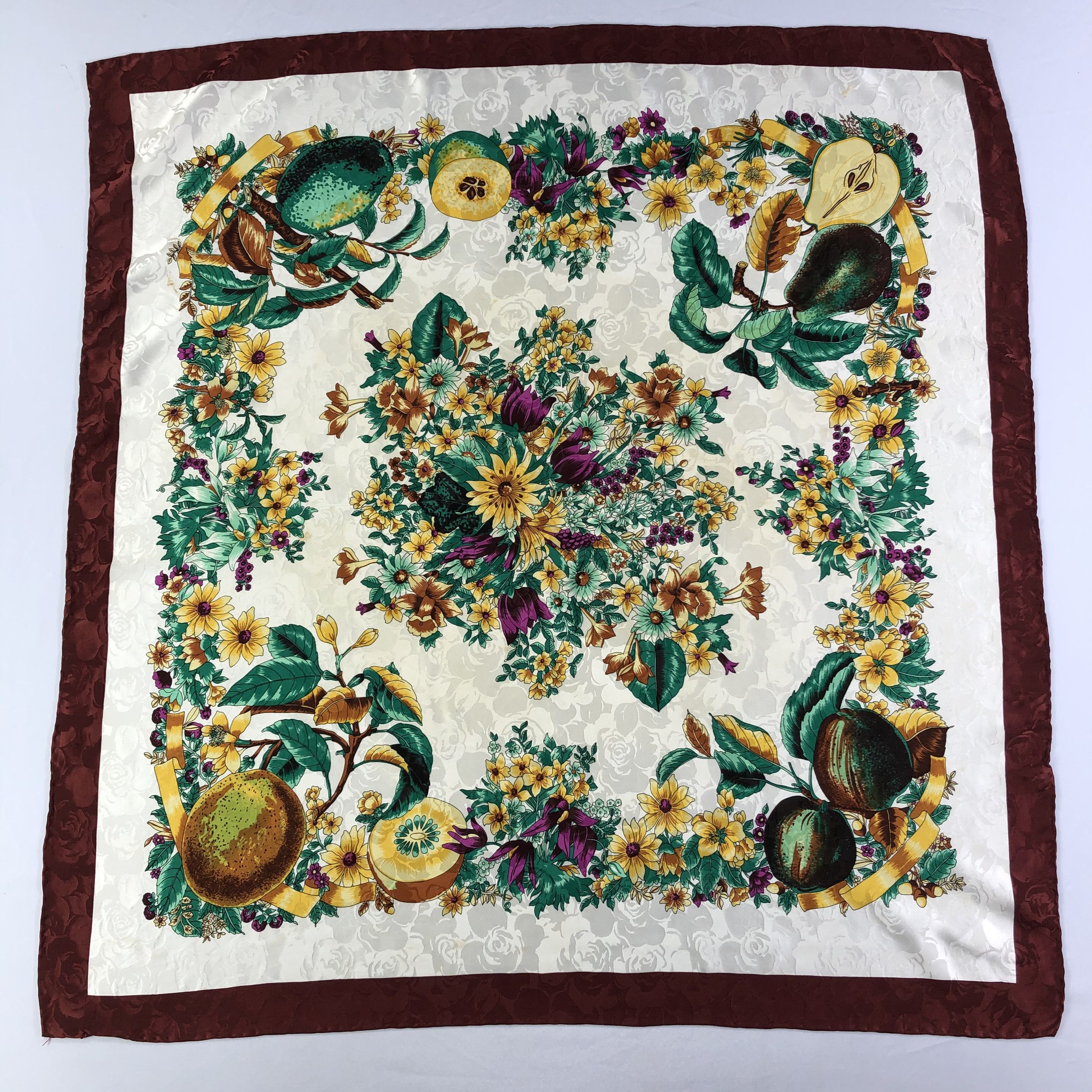 Vintage Vintage Silk Scarf Size ONE SIZE - 2 Thumbnail