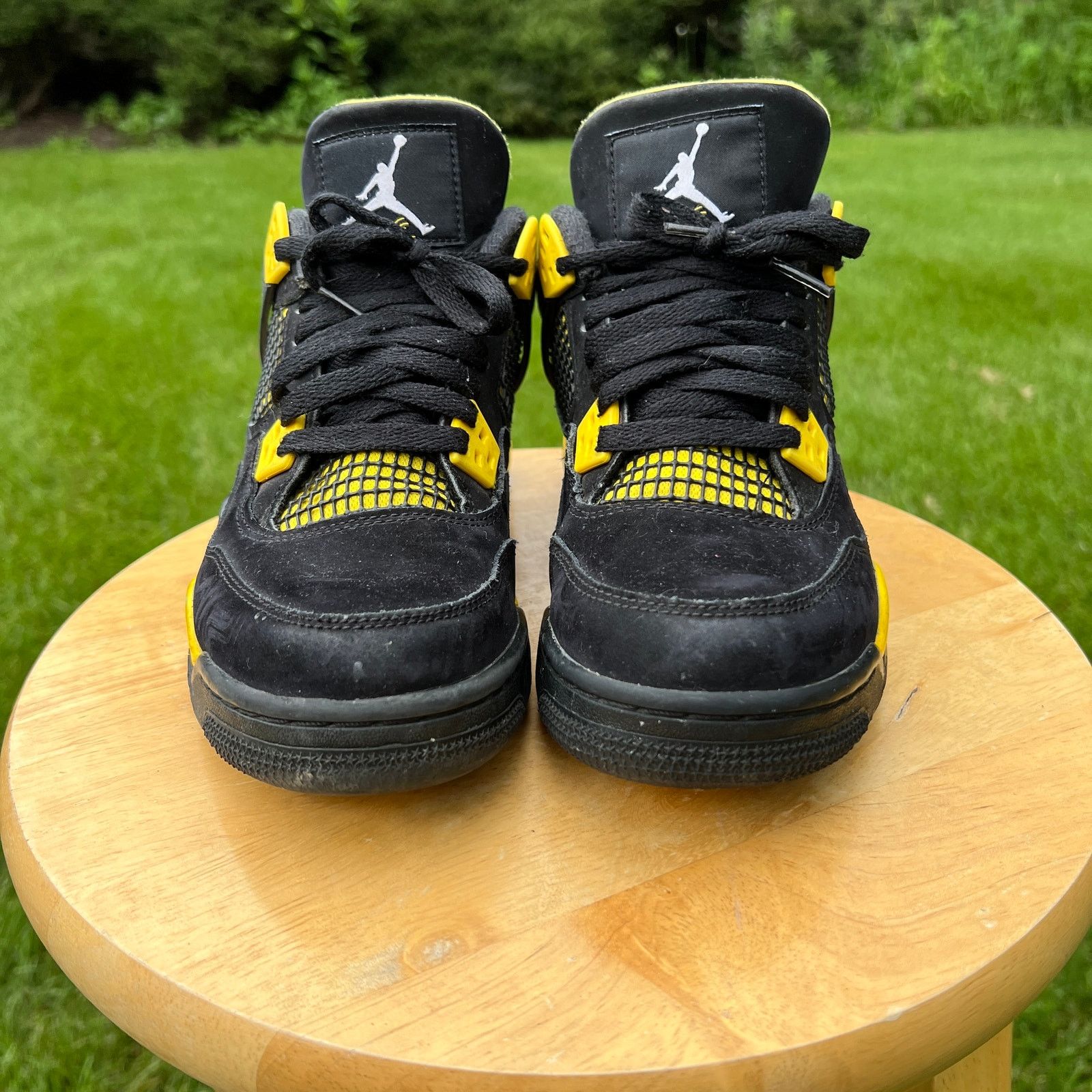 Jordan Brand × Nike Size 6 - Nike Air Jordan 4 Retro GS Thunder 2023 Men's Shoes Size US 6 / EU 39 - 5 Thumbnail