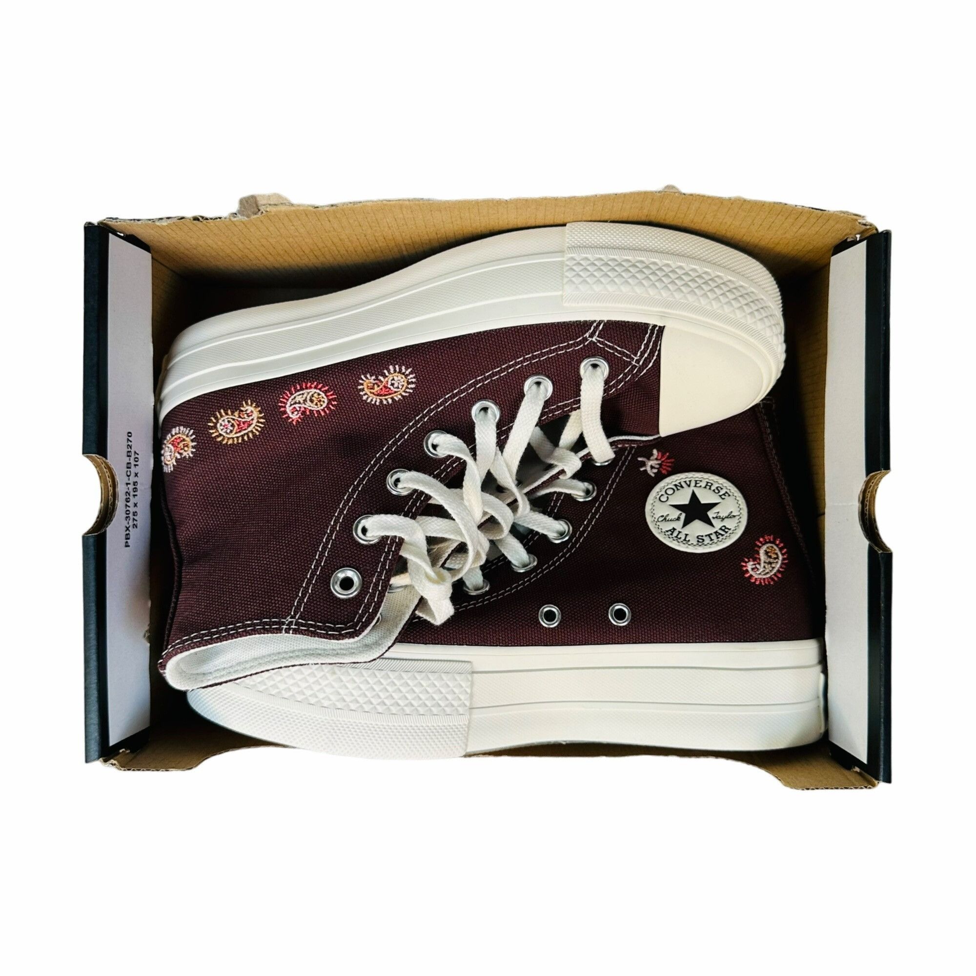 Converse ⭐Converse Chuck Taylor Lift Platform Embroidered Sz 6 Womens Size US 6 / IT 36 - 8 Thumbnail