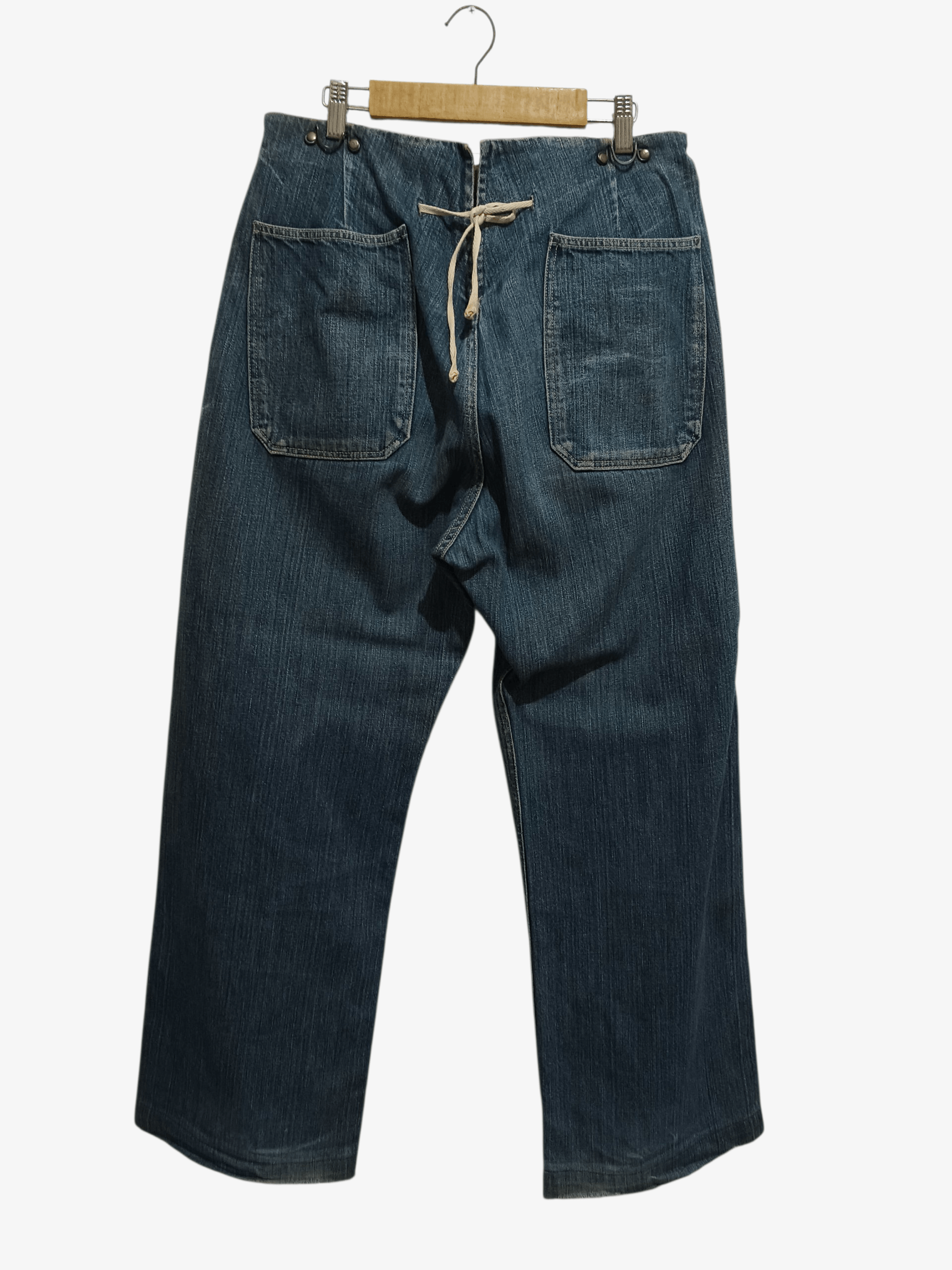 Kapital 🔥Vintage🔥 Early 00s Kapital Japan⁠ Indigo Wide Leg Denim Size US 34 / EU 50 - 2 Thumbnail