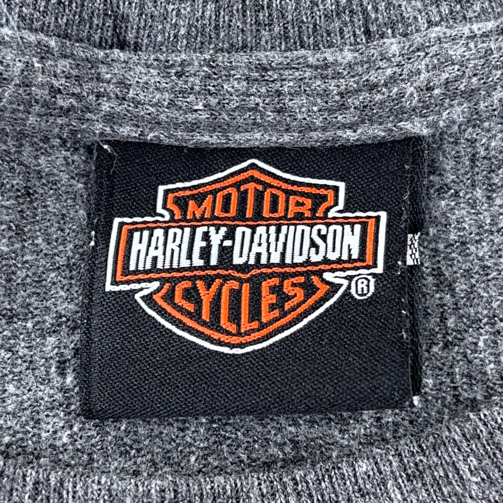 Harley Davidson VINTAGE Harley-Davidson Shirt Men 2XL Gray Crew Neck Graphic Print USA 80s Biker Tee Mens Size US XXL / EU 58 / 5 - 6 Thumbnail