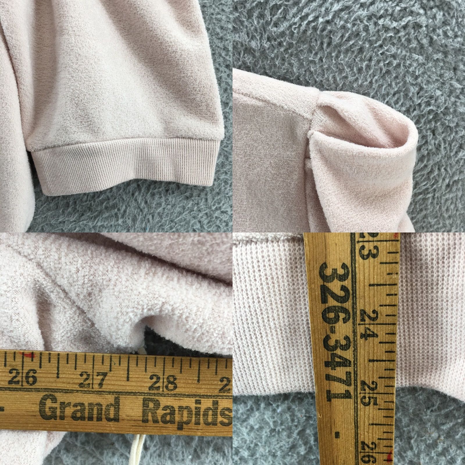 Pinko ANA A New Approach Sweatshirt Womens 2X Pink Crew Neck Pullover Puff Sleeve NEW Size XXL / US 16-18 / IT 52-54 - 8 Thumbnail