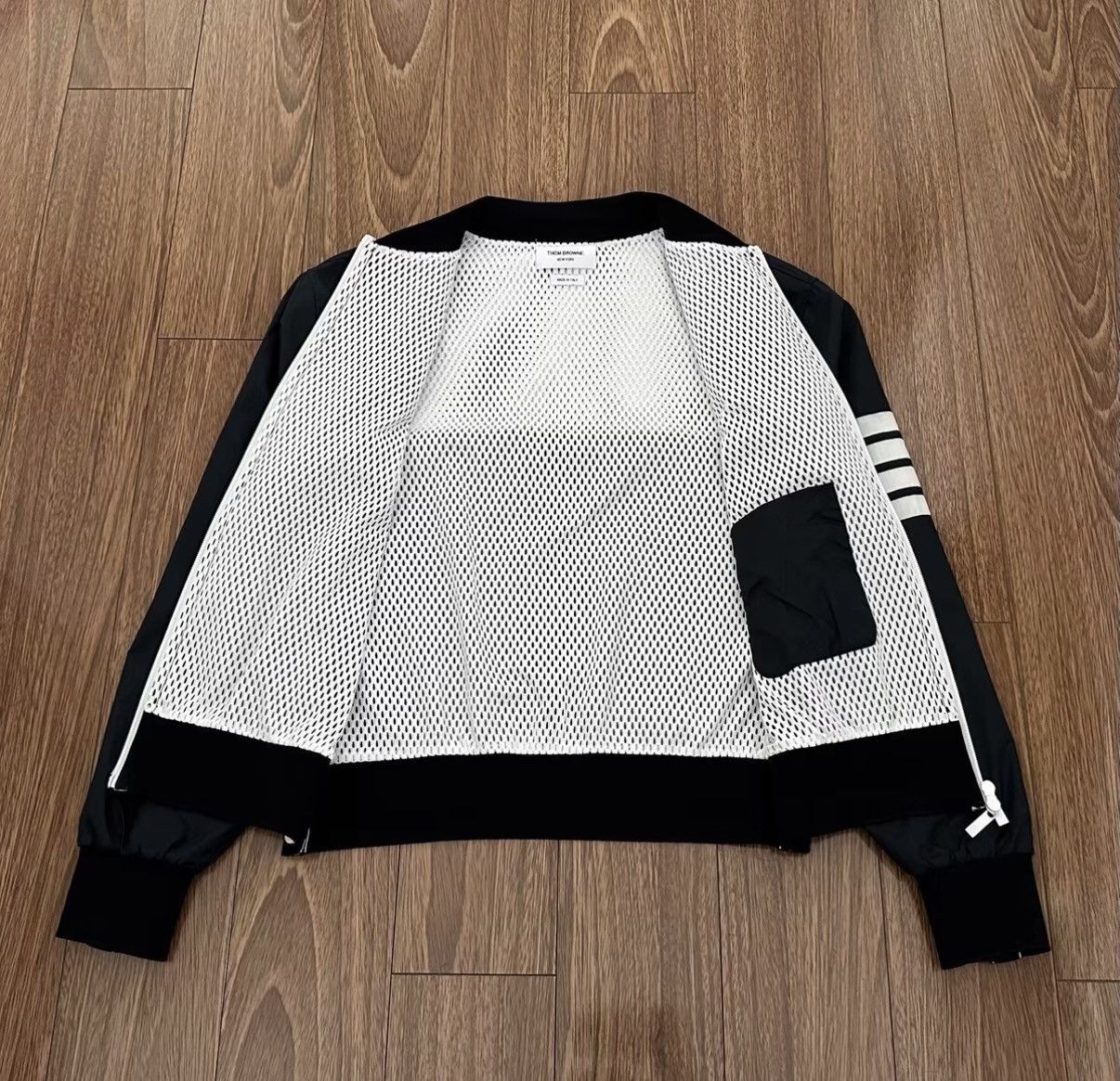 Thom Browne Thom Browne NYLON Nylon zip-up jacket Size US L / EU 52-54 / 3 - 3 Thumbnail