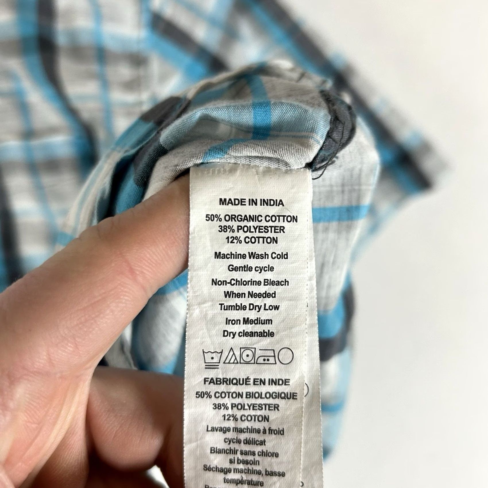 Prana Prana Short Sleeve Button Up Shirt Mens XL Blue Plaid Lightweight Casual Relaxed Size US XL / EU 56 / 4 - 4 Thumbnail