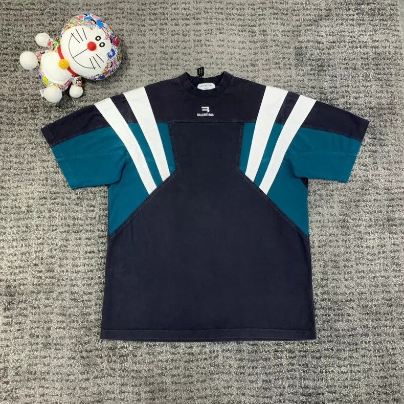 Balenciaga Balenciaga Sport B Baseball Jersey tee Short Sleeve Boomer Size US M / EU 48-50 / 2 - 1 Thumbnail