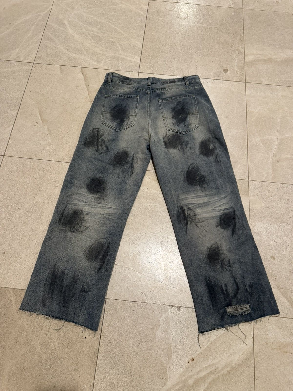 Other “dirty” stone wash denim Size US 32 / EU 48 - 2 Thumbnail