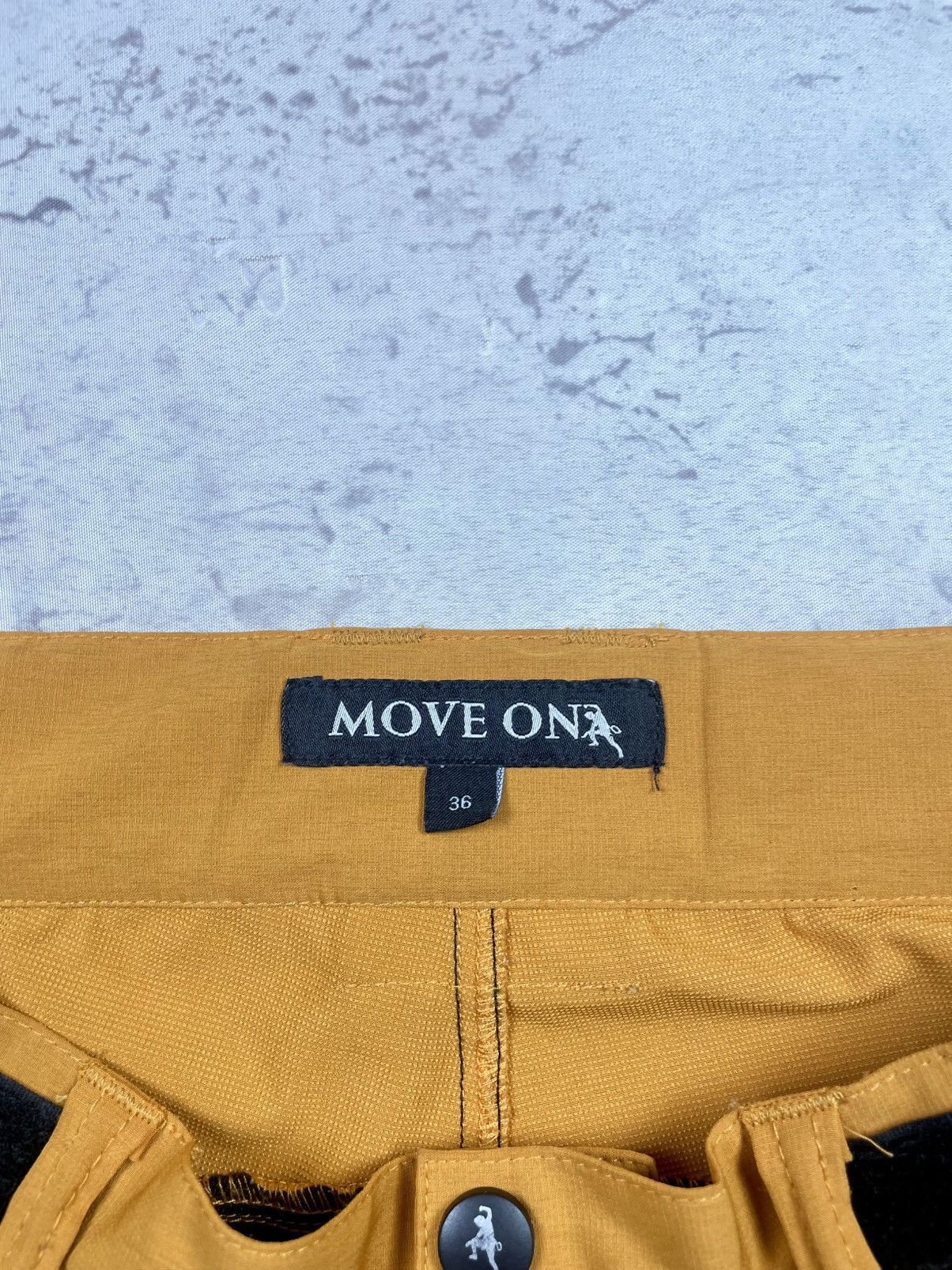 Other Move On 36-S Women’s Pants Black/Yellow, Hiking Trekking eg Size 27" / US 4 / IT 40 - 4 Thumbnail