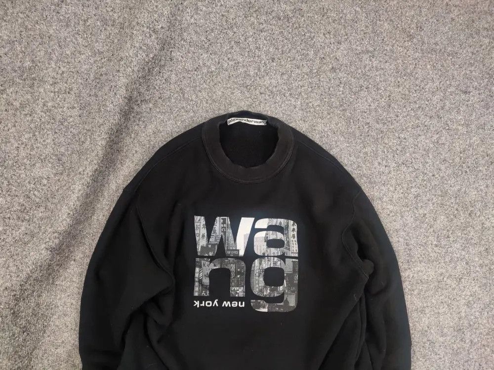 Alexander Wang Alexander Wang new york Logo Oversized Crew Chek Sweatshirt Size US S / EU 44-46 / 1 - 1 Thumbnail
