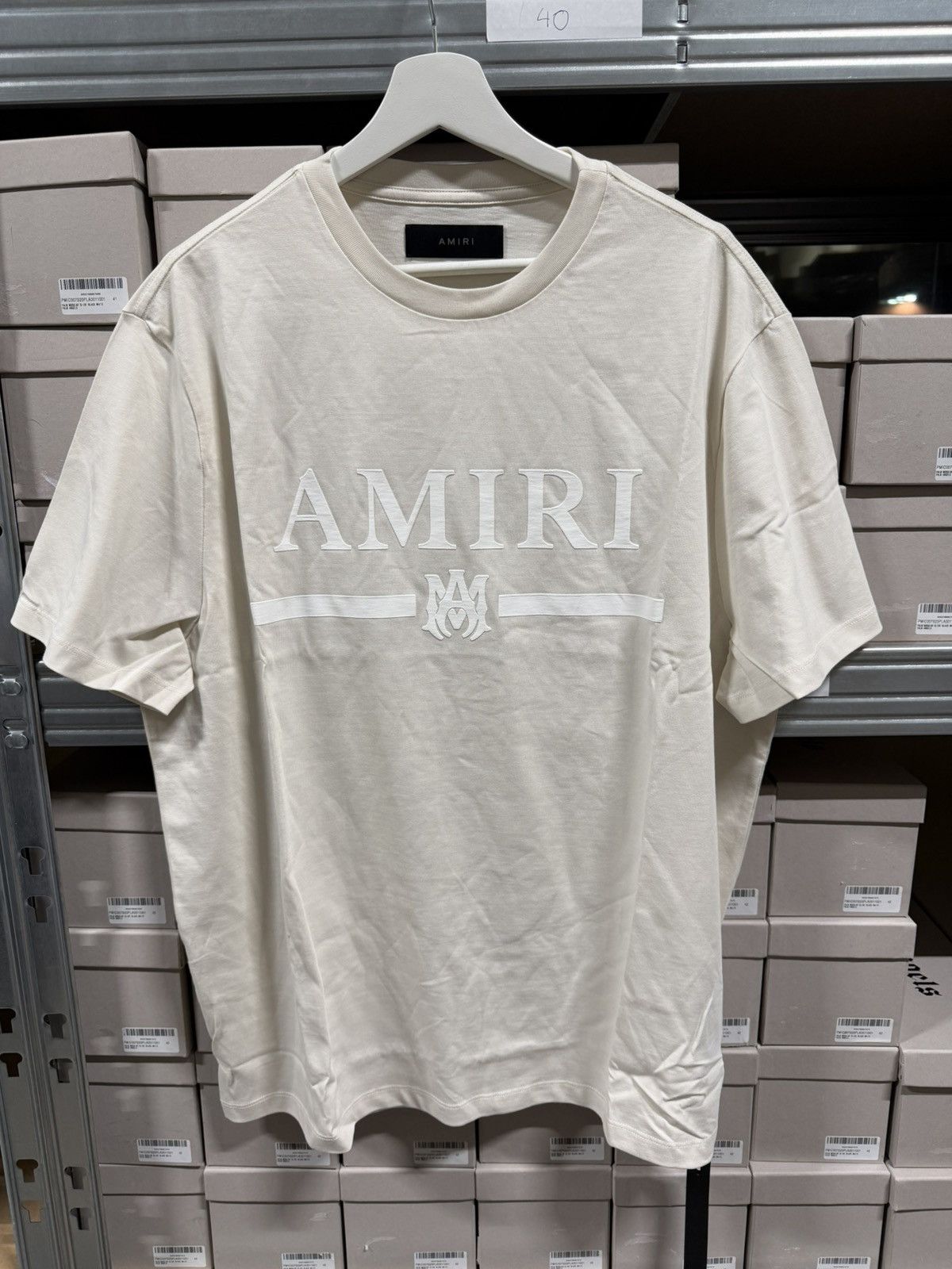 Amiri Amiri Bar Logo T-Shirt NEW 600$ Size US XL / EU 56 / 4 - 1 Thumbnail