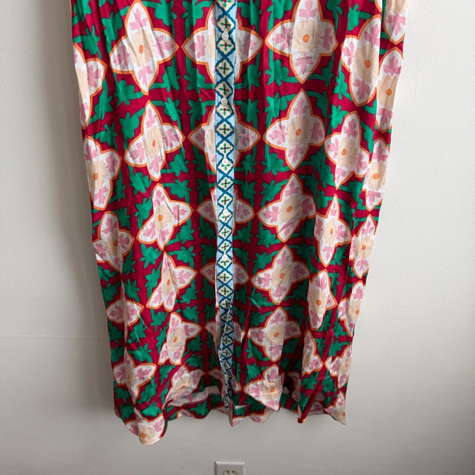 Sezane Sezane “Dora” Floral Tile Print Dress Size M / US 6-8 / IT 42-44 - 5 Thumbnail