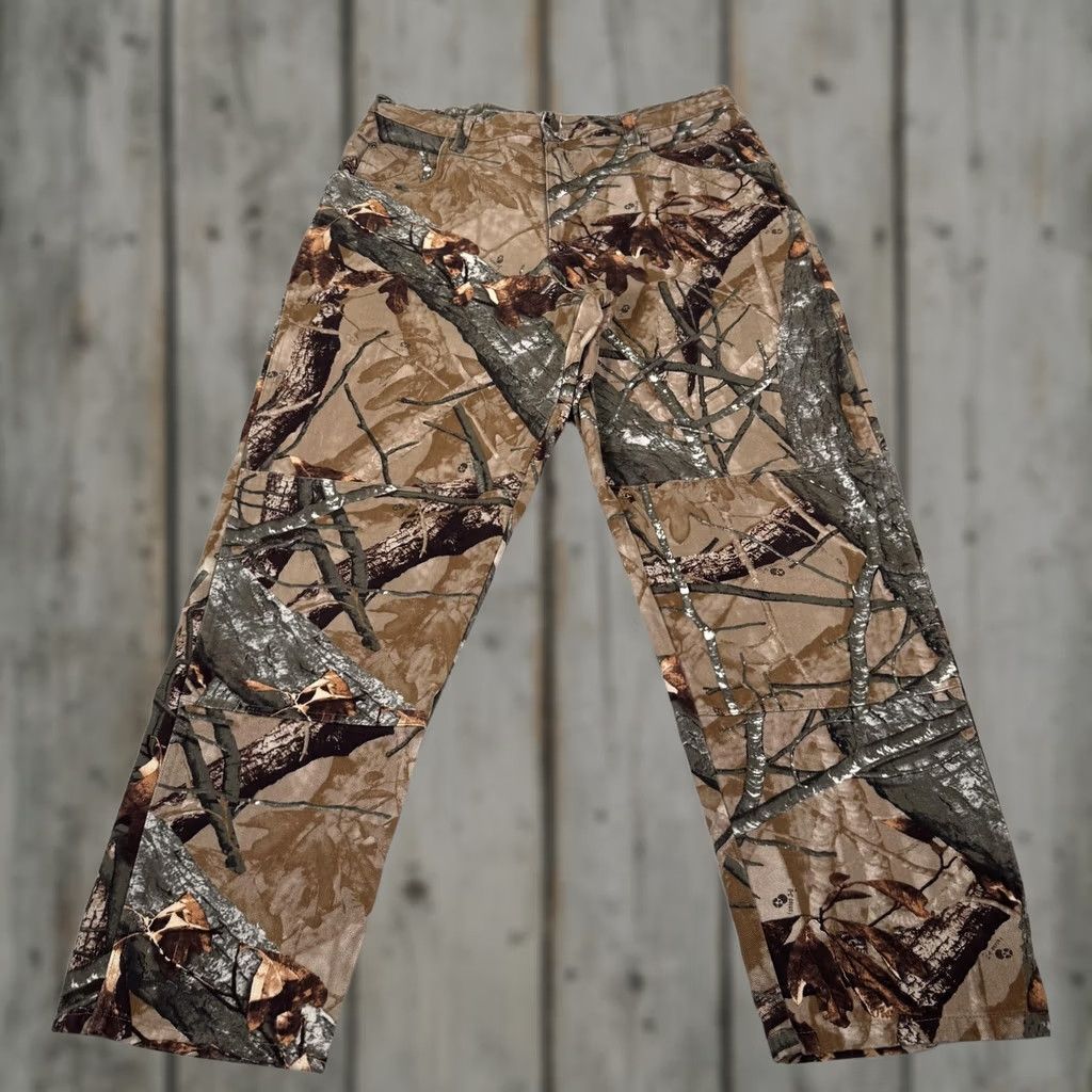 Wrangler Wrangler Jeans Mens 38x32 Camouflage Denim Straight Leg 5-Pocket Brown Green 3D Camo Hunting Authentic Jeans Mens Regular Size 38x32 Size US 38 / EU 54 - 1 Thumbnail
