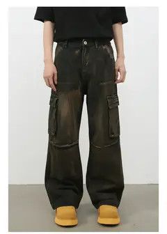 Japanese Brand Fumina x Arisa DRIP Loose Stripe Y2K Sweatpants Size US 36 / EU 52 - 4 Thumbnail