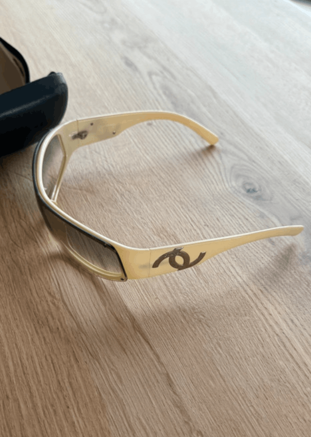 Chanel CHANEL SUNGLASSES 5072 LOGO Black Wrap Metal Vintage Iconic Size ONE SIZE - 2 Thumbnail