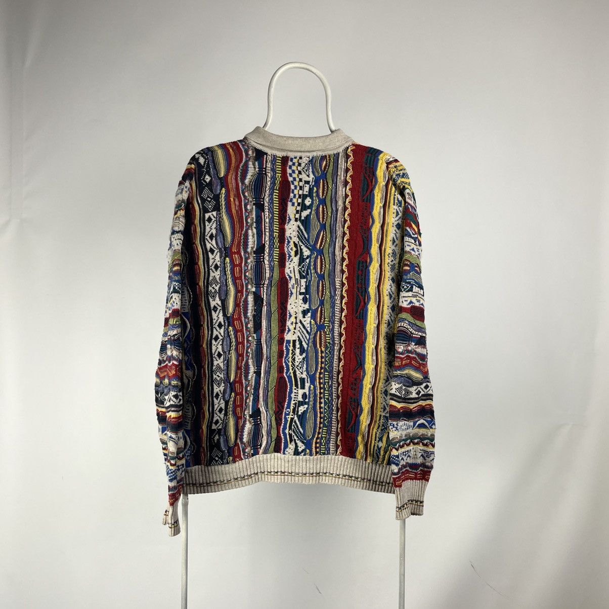 Coogi Vintage Gilberto Coogi Style Sweater 90s 3D Knit Cable Size US L / EU 52-54 / 3 - 2 Thumbnail