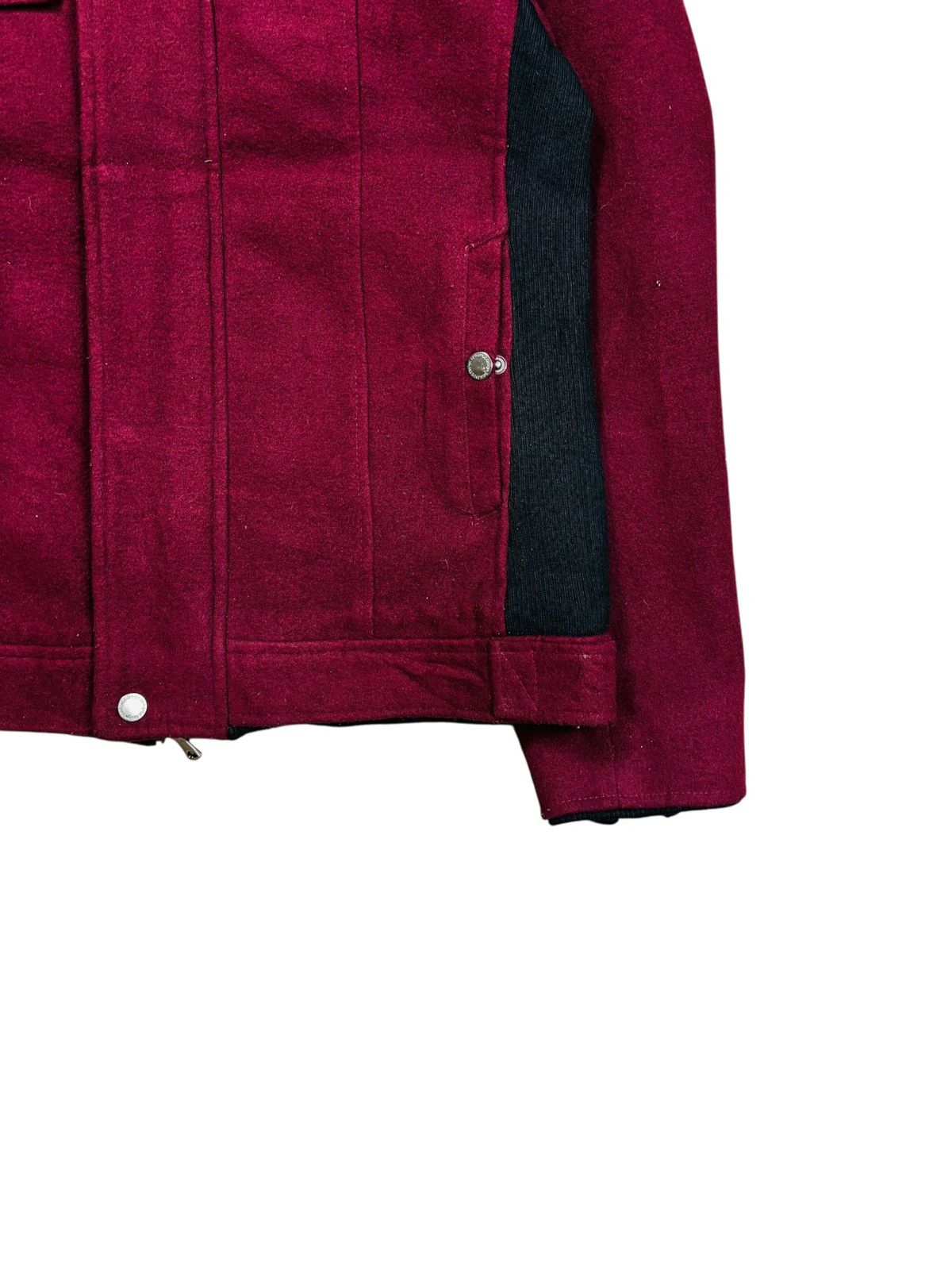 2000s Semantic Design - Vkei Style Red Wine Rider Jacket