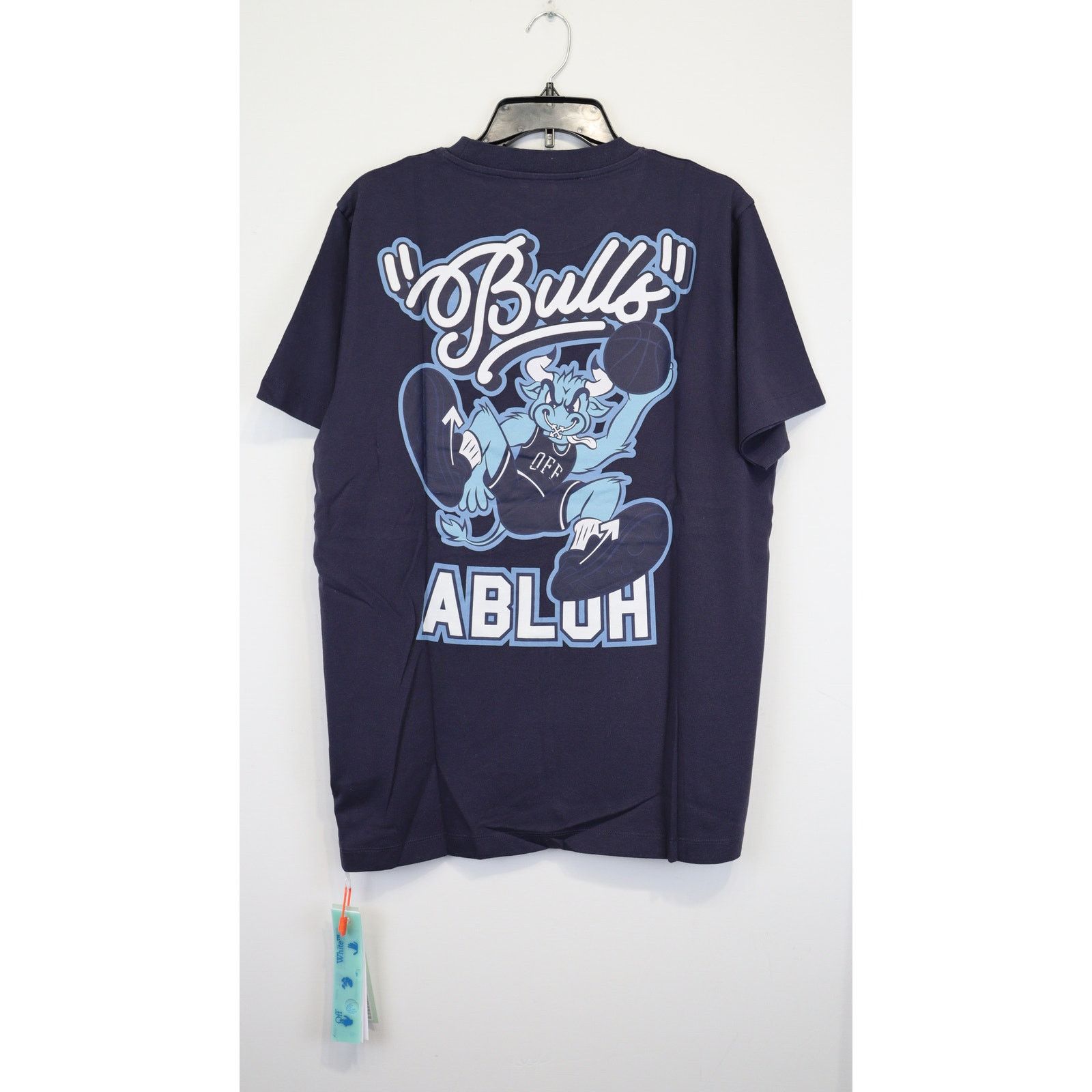 Off-White o1rshd1 Q:2 / CB Logo Slim T-Shirt in Dark Blue Size US S / EU 44-46 / 1 - 2 Thumbnail