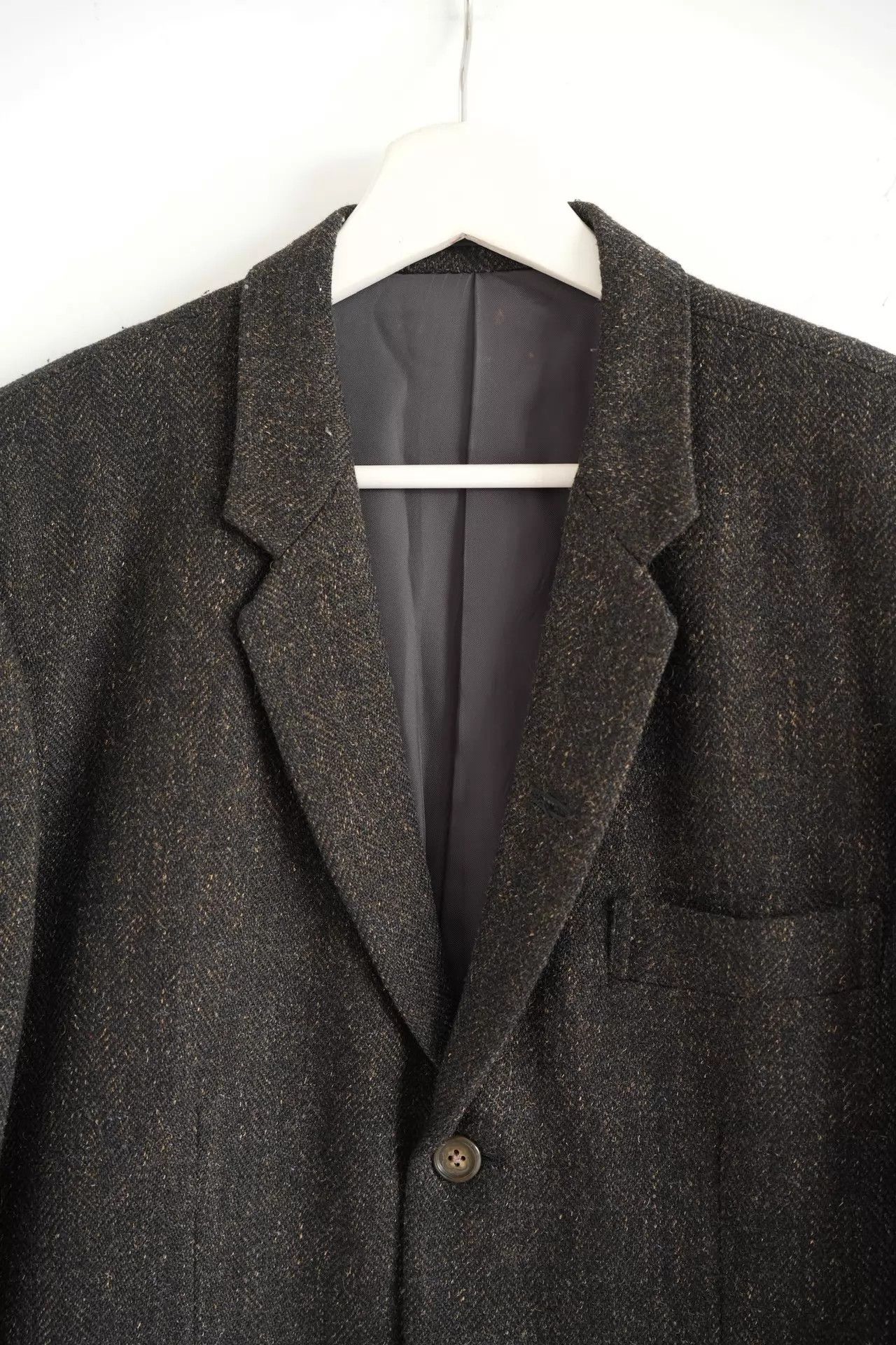 Yohji Yamamoto Yohji Yamamoto 80s Y's Herringbone Tweed Blazer Size US S / EU 44-46 / 1 - 3 Thumbnail